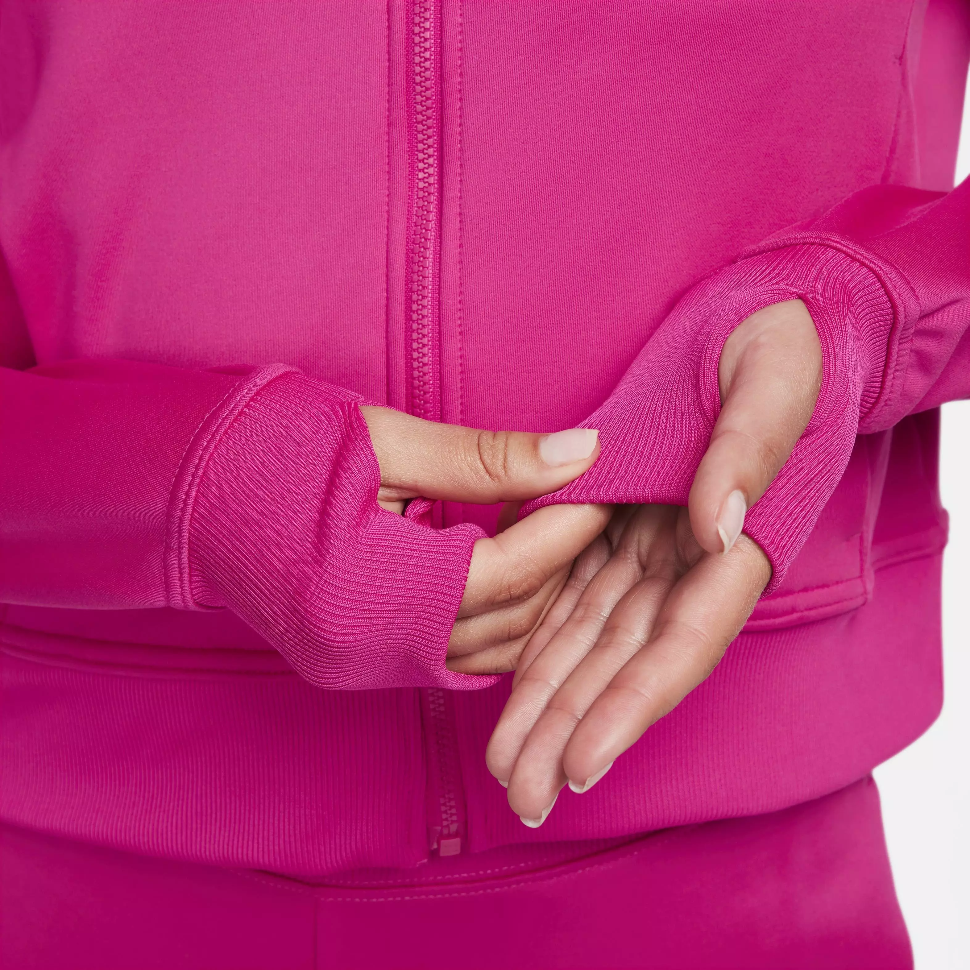 Nike Women's One Therma-FIT LBR Full-Zip Jacket - PINK