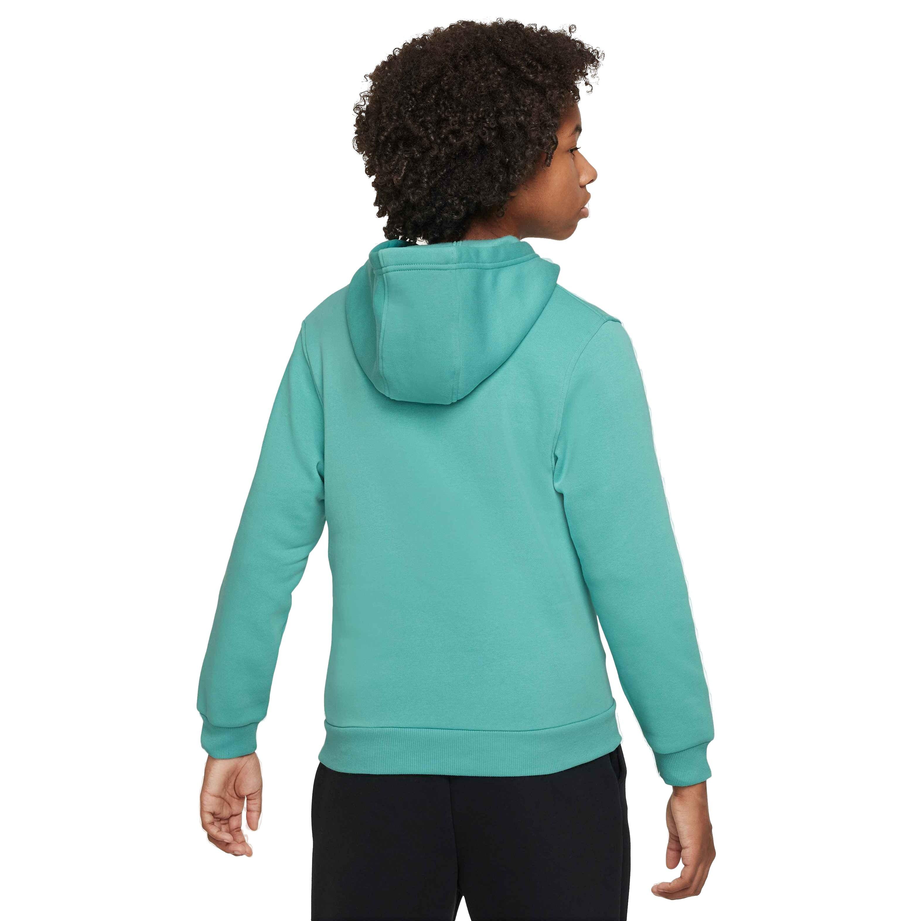 Nike Big Kids' Sportswear Club Fleece Pullover Hoodie - GREEN Thumbnail View 5