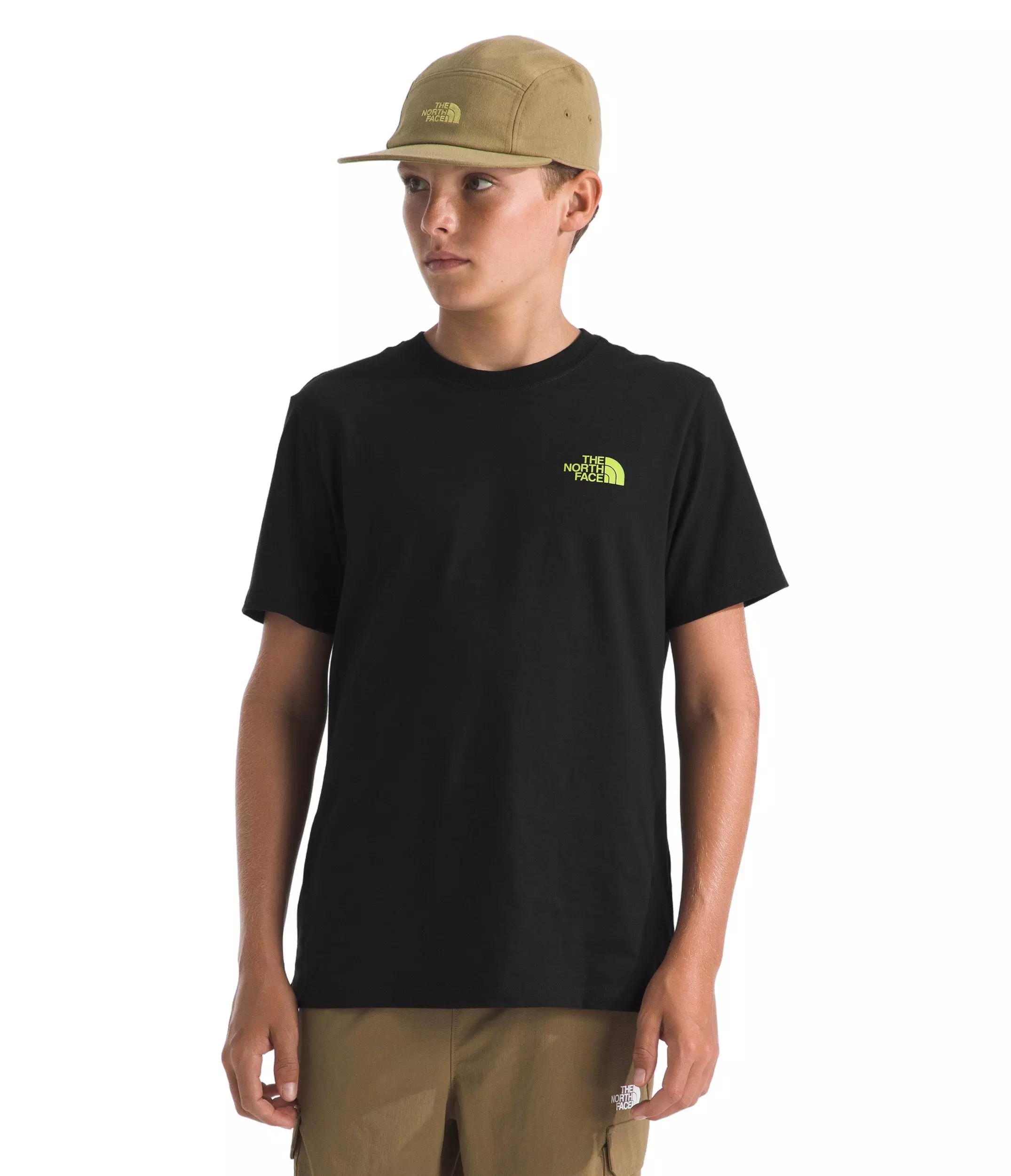 The North Face Big Kids' Stay Exploring T-Shirt -Black - BLACK