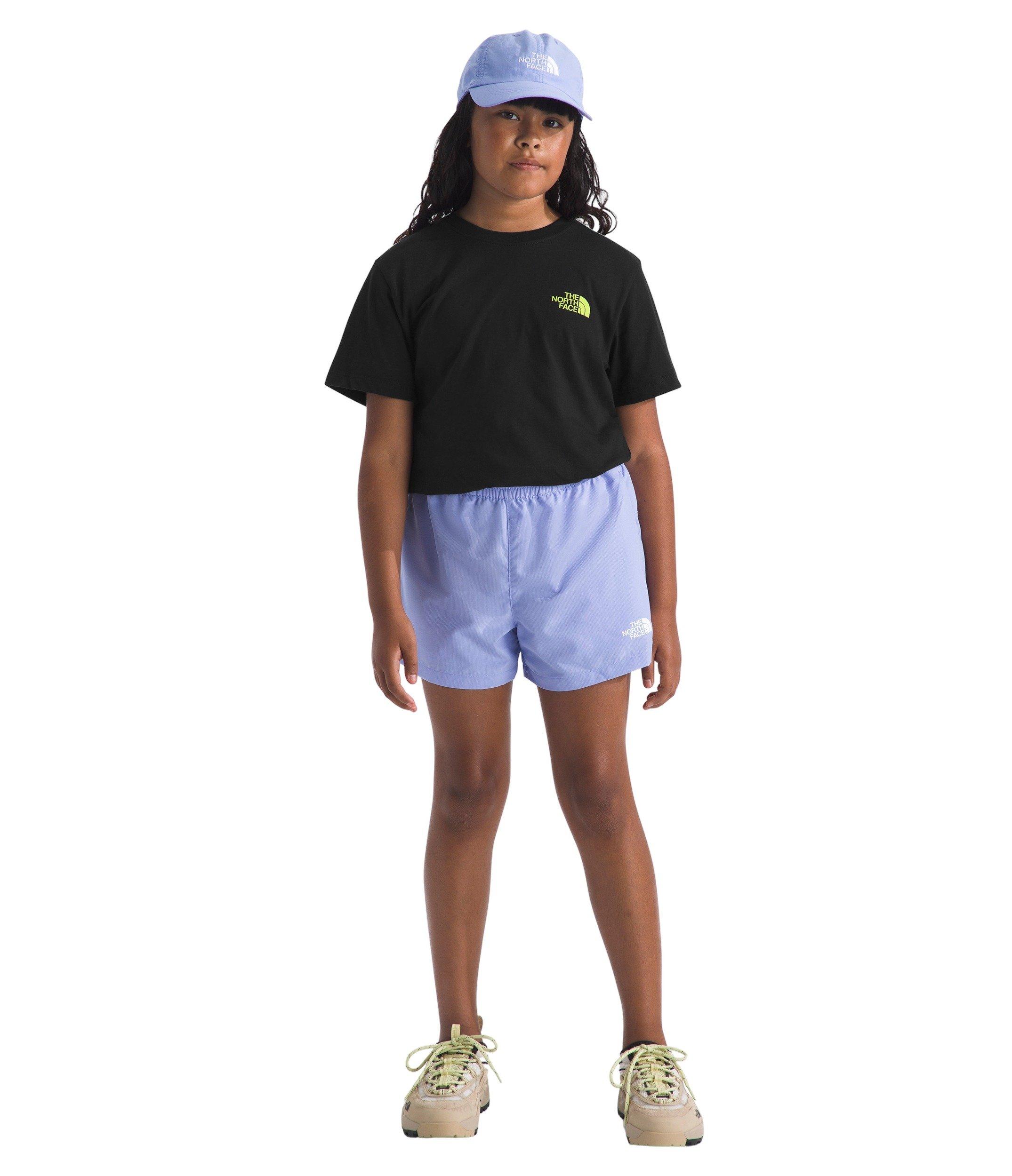 The North Face Big Kids' Stay Exploring T-Shirt - Black - BLACK Thumbnail View 4