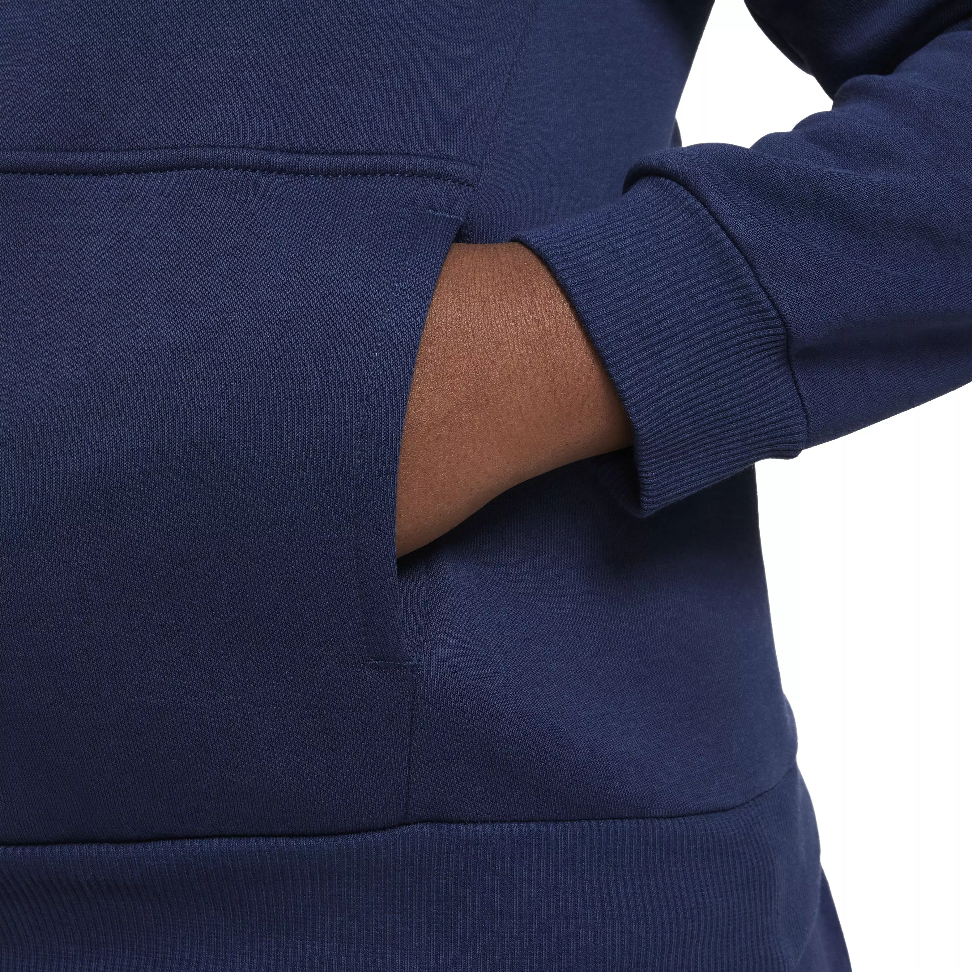 Nike Big Kids' Sportswear Pullover Club Fleece Hoodie - BLUE