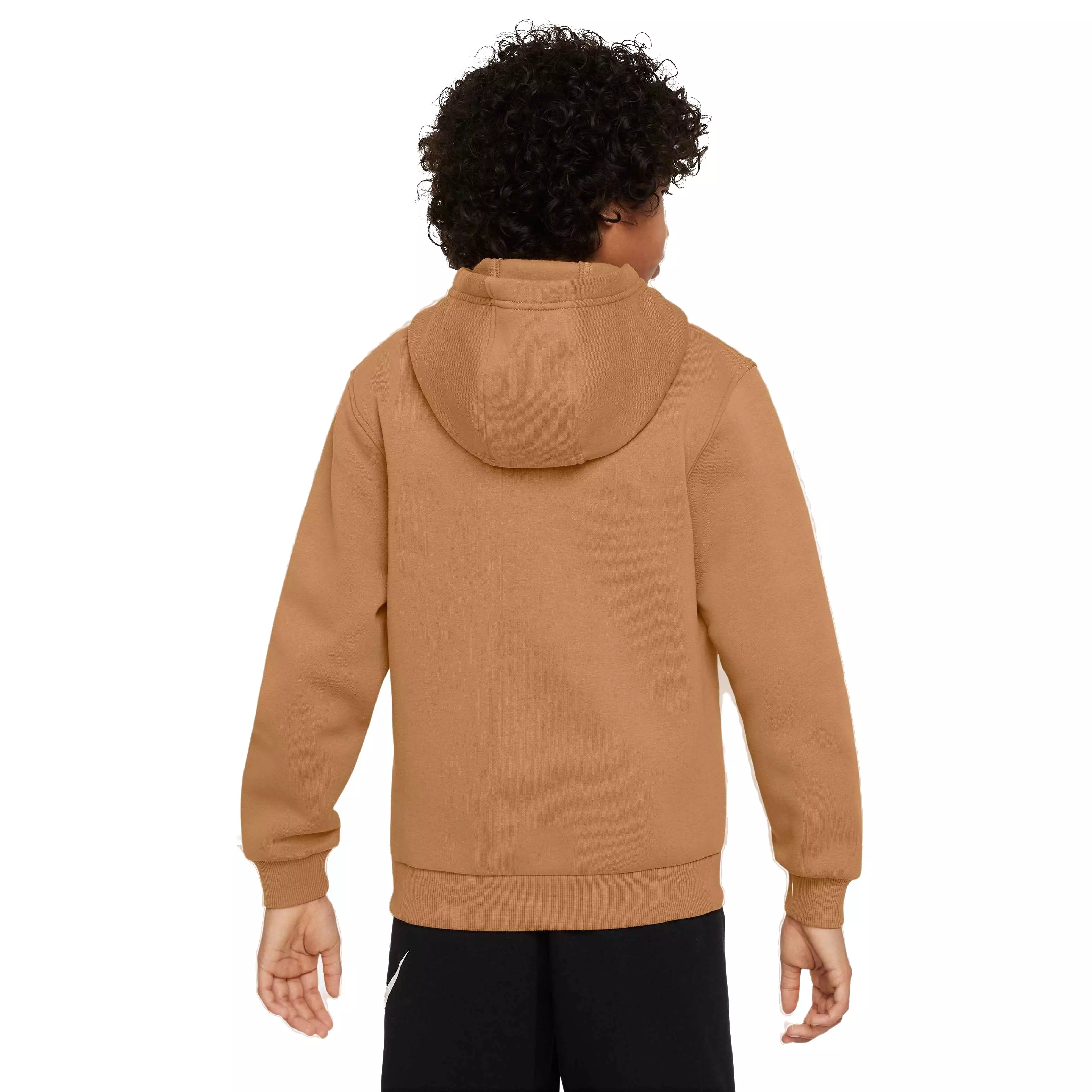Nike Big Kids' Sportswear Club Fleece Full-Zip Jacket - BROWN