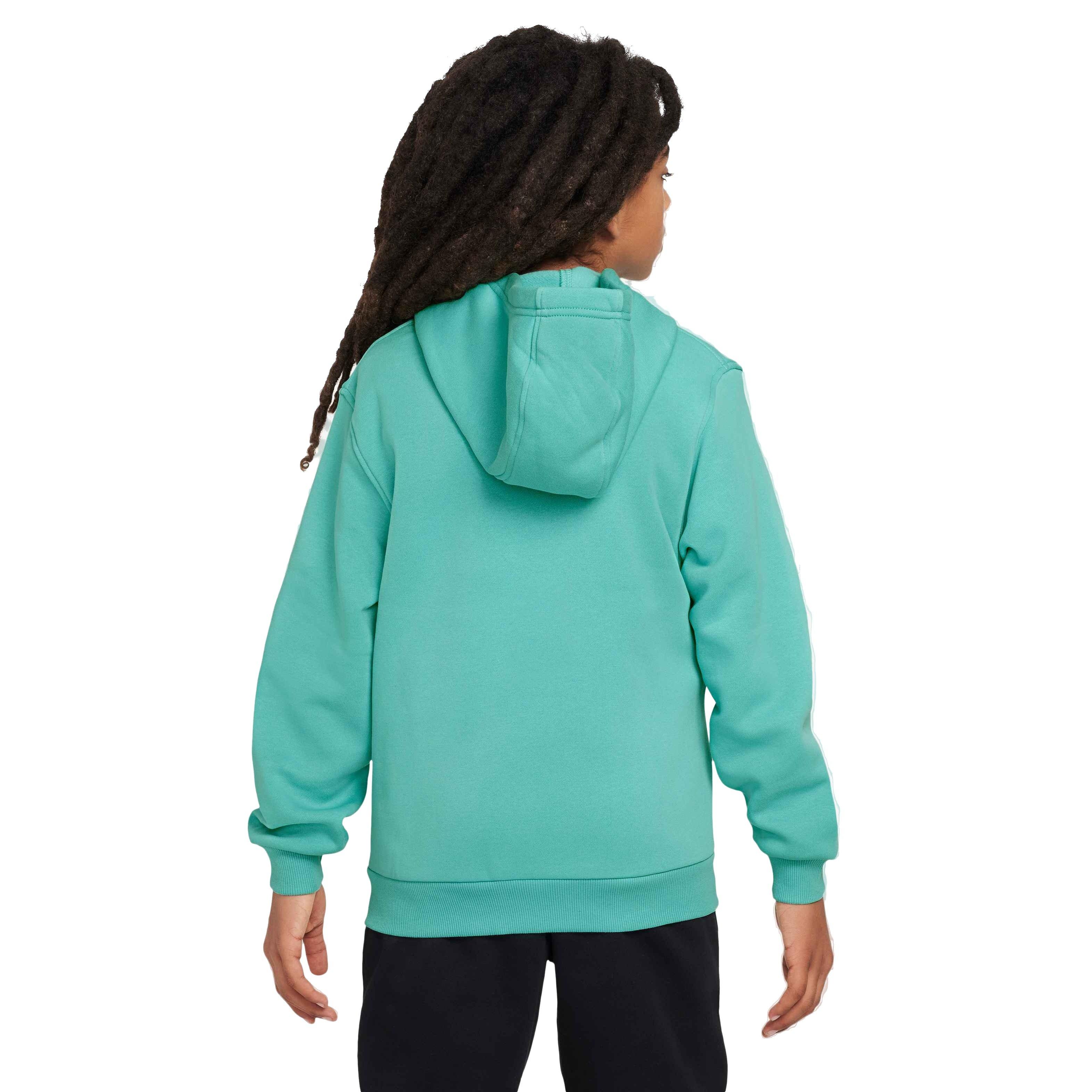 Nike Big Kids' Sportswear Club Fleece Full-Zip Jacket - GREEN Thumbnail View 5