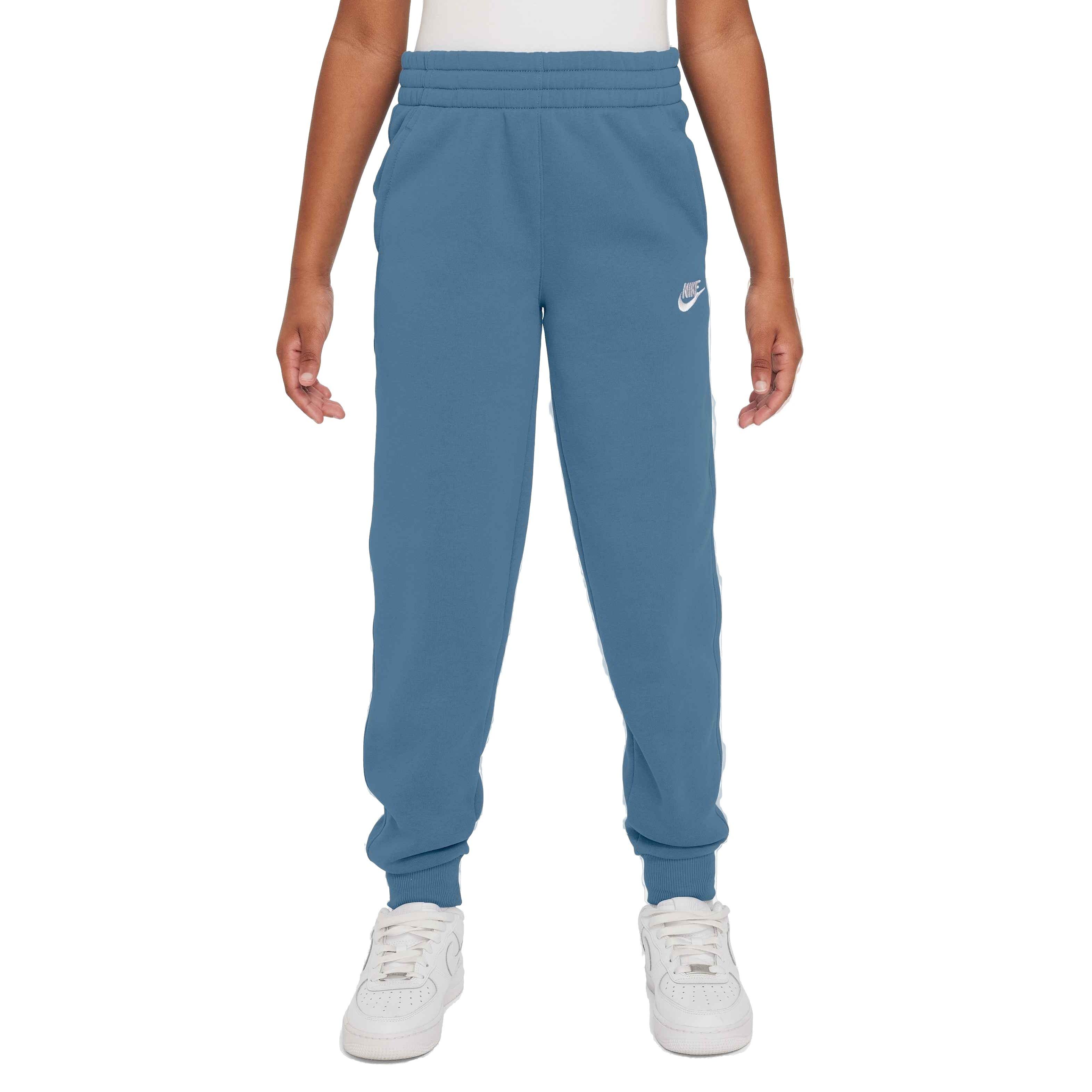 Nike Big Kids' Sportswear Club Lightweight Fleece LBR Joggers - BLUE Thumbnail View 3