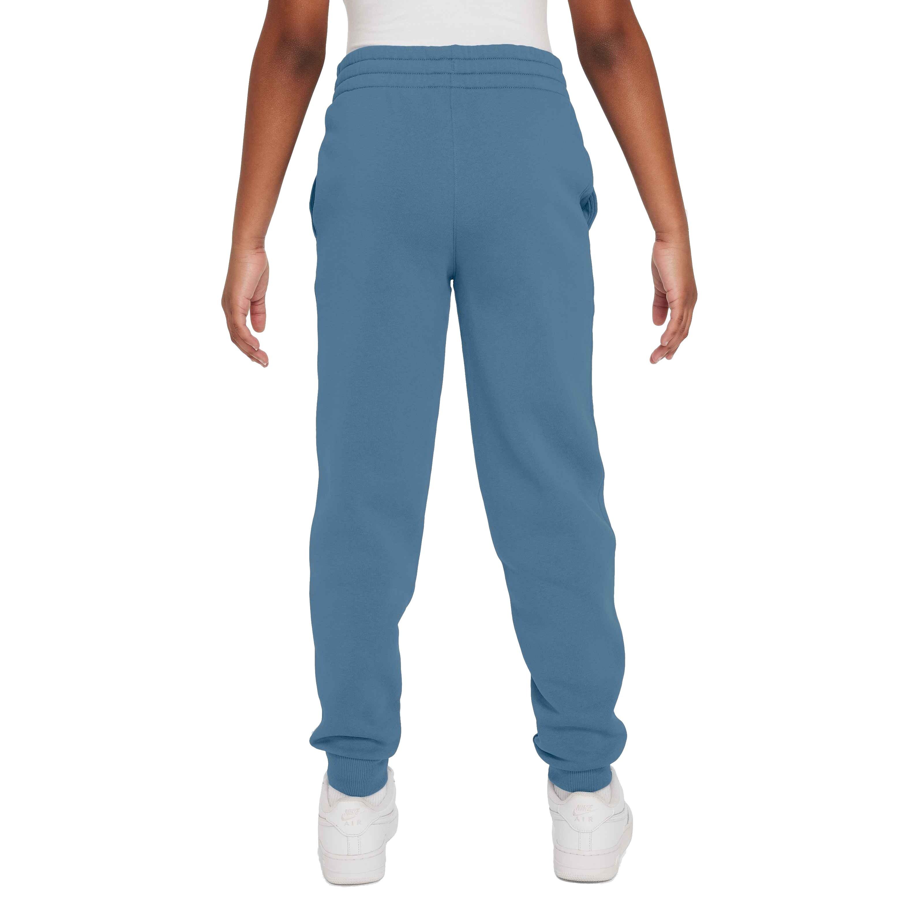 Nike Big Kids' Sportswear Club Fleece LBR Joggers - BLUE Thumbnail View 4