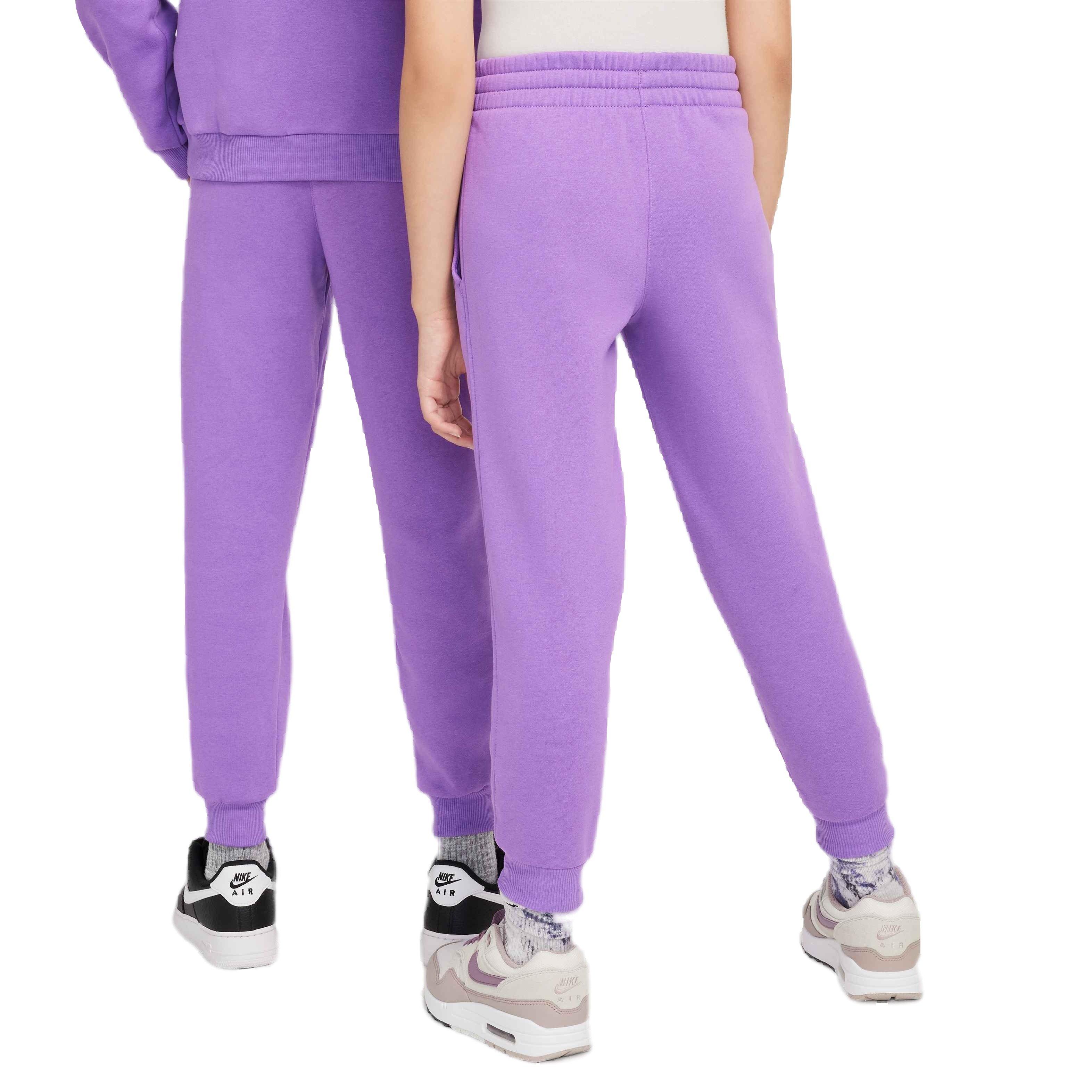 Nike Big Kids' Sportswear Club Fleece LBR Joggers - BLACK RASPBERRY Thumbnail View 2