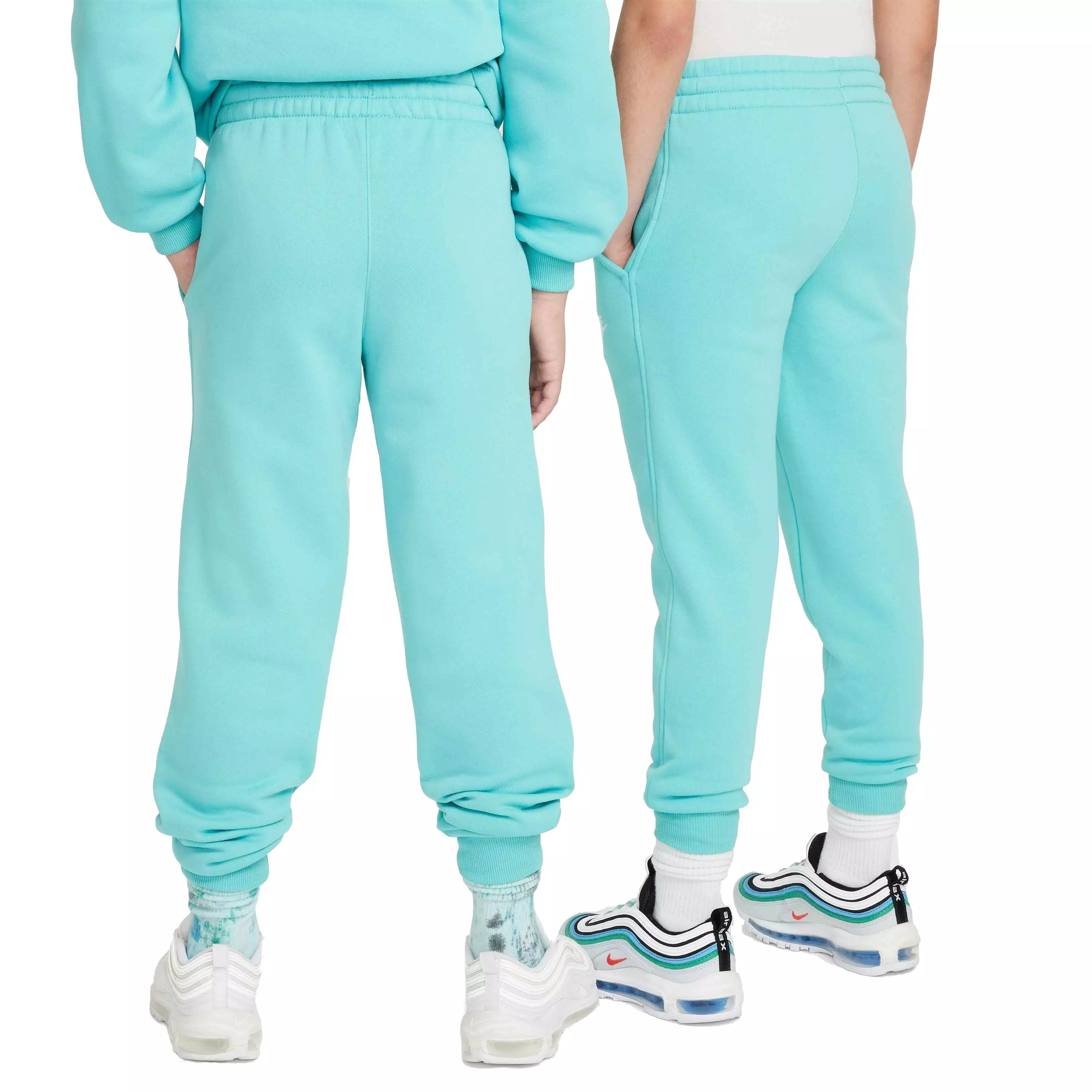 Nike Big Kids' Sportswear Club Lightweight Fleece LBR Joggers - GREEN