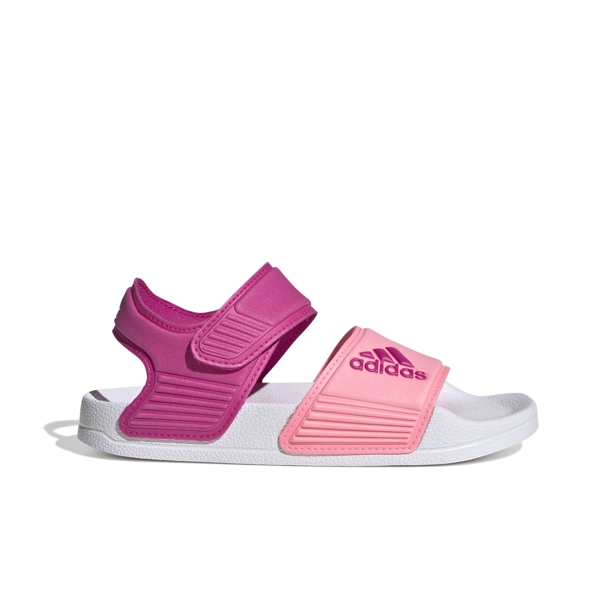 Toddler pink adidas outlet slides