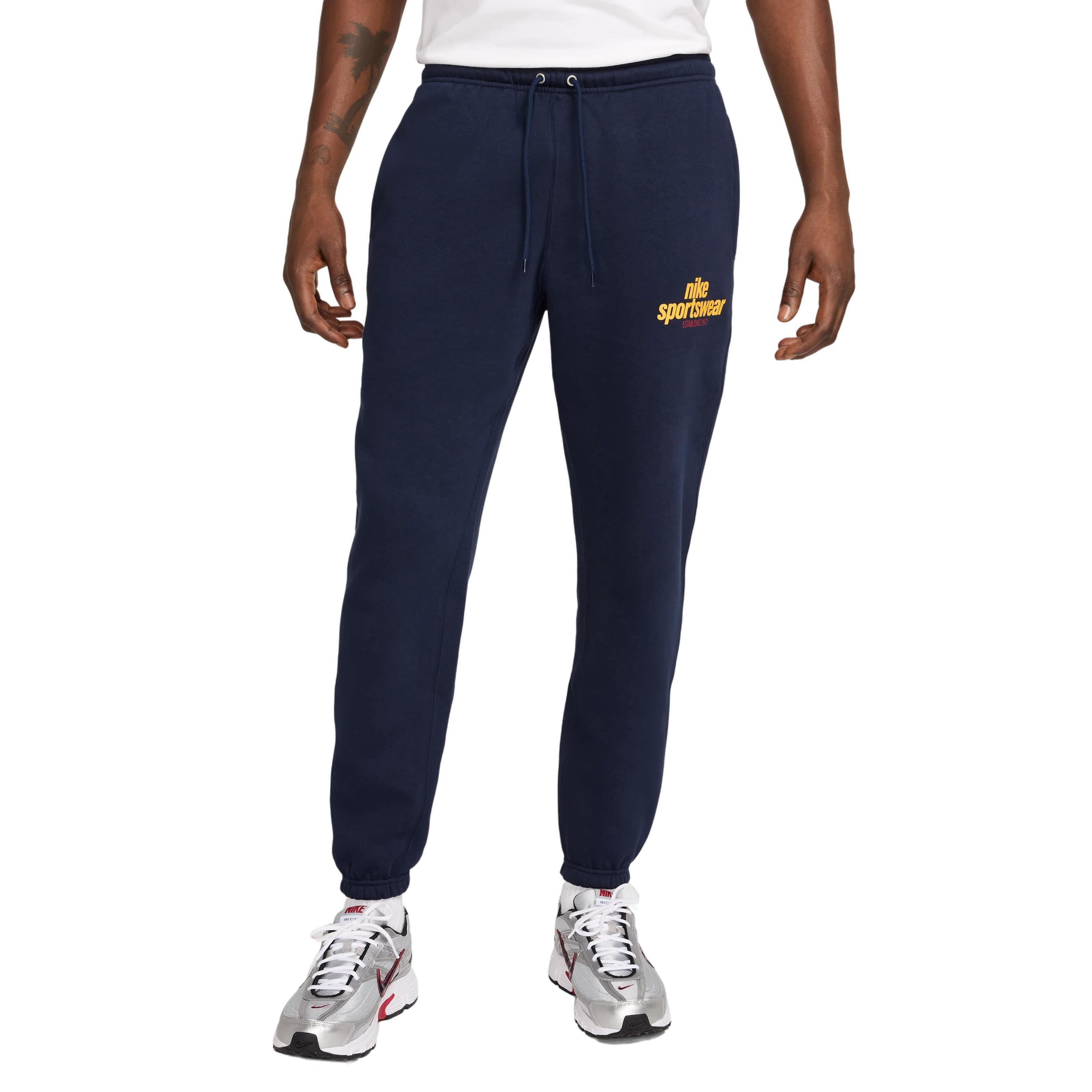 Nike Men's Club Fleece Pants - BLUE Thumbnail View 1