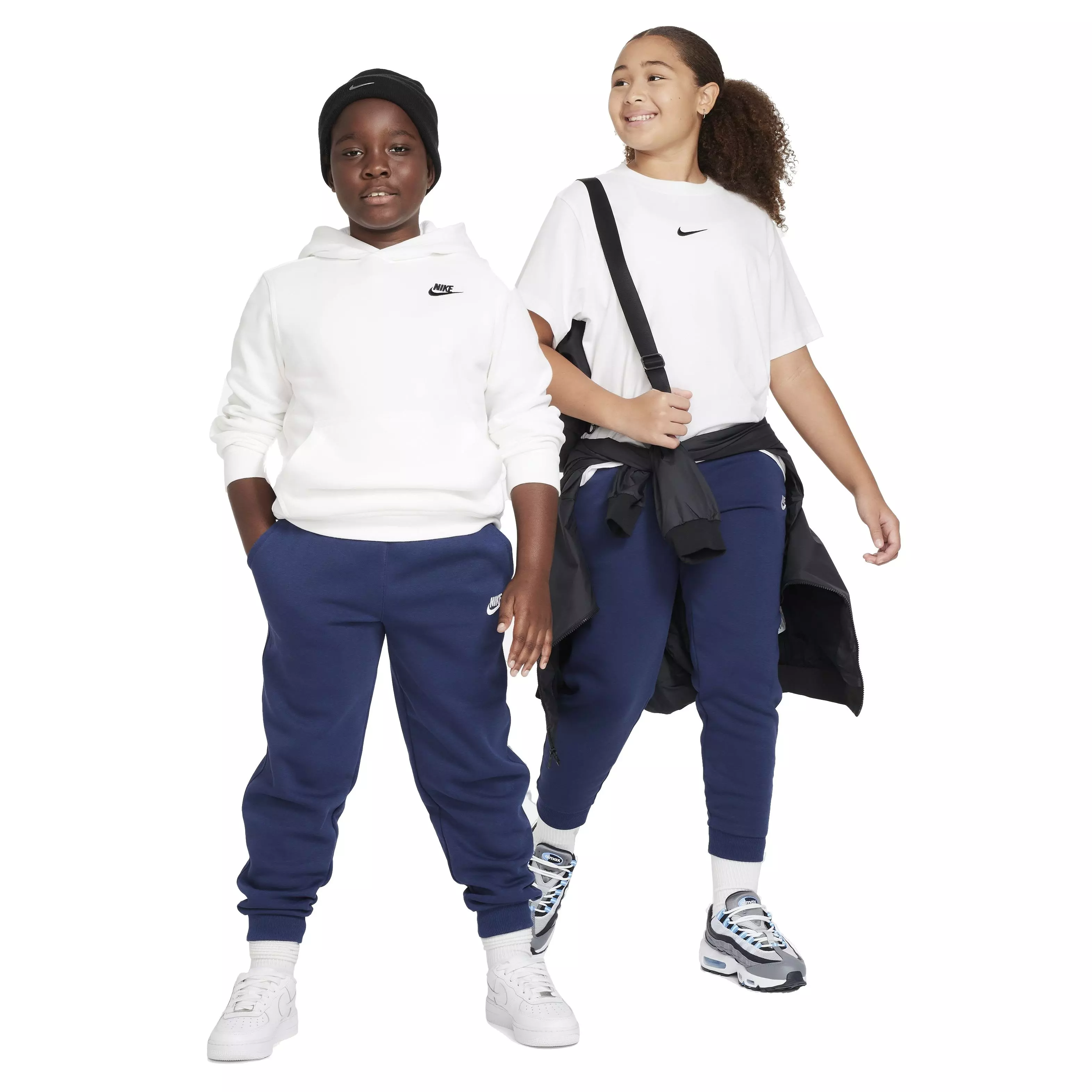 Nike Big Kids' Sportswear Club Fleece LBR Joggers - Blue - BLUE