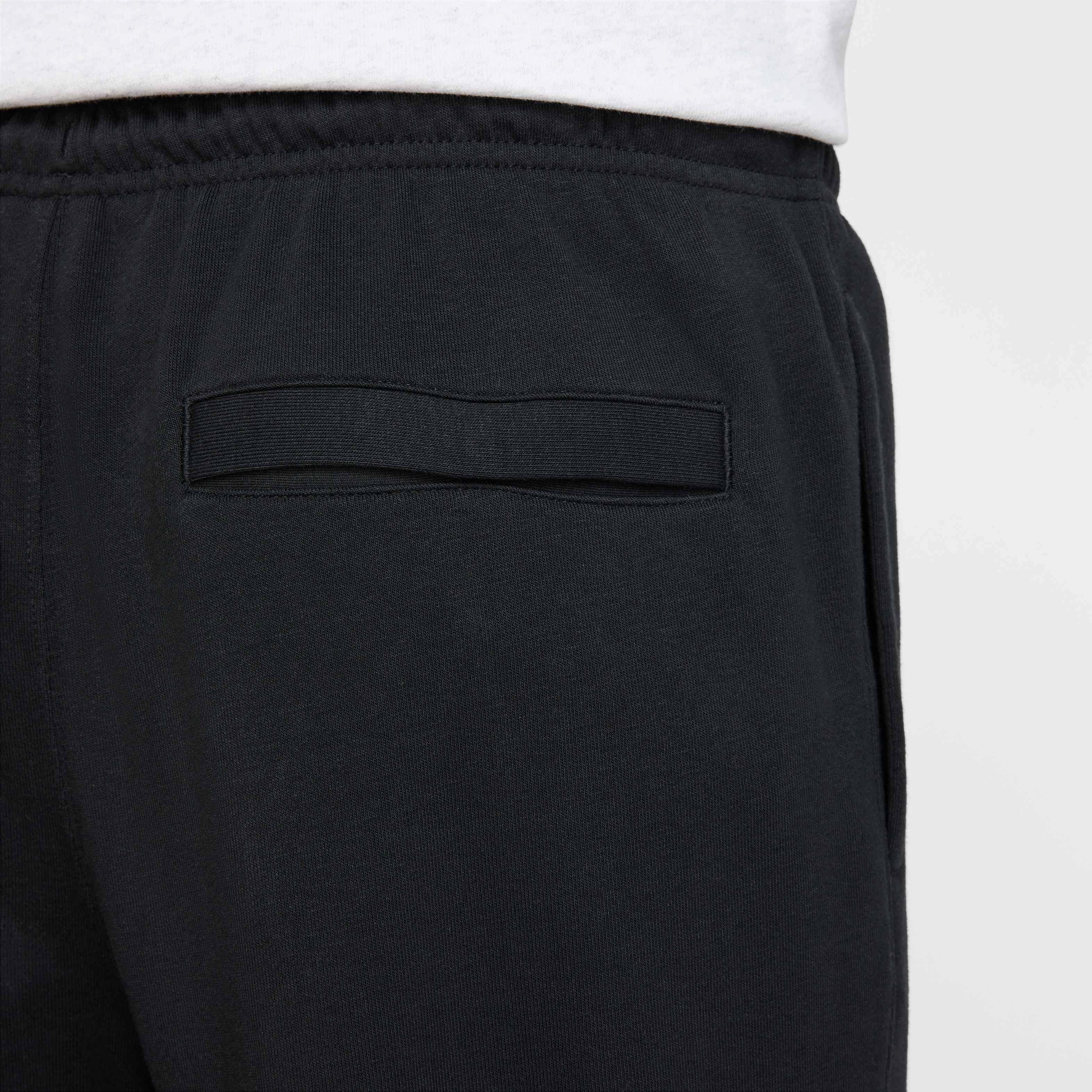 Nike Men's Club French Terry Jogger -Black - BLACK Thumbnail View 4