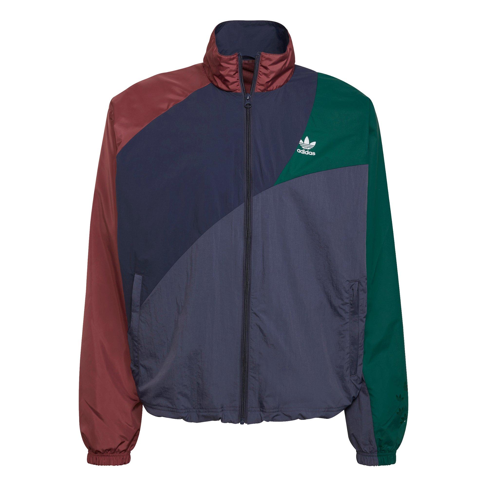 Adidas men s originals store sportive colorblocked track jacket