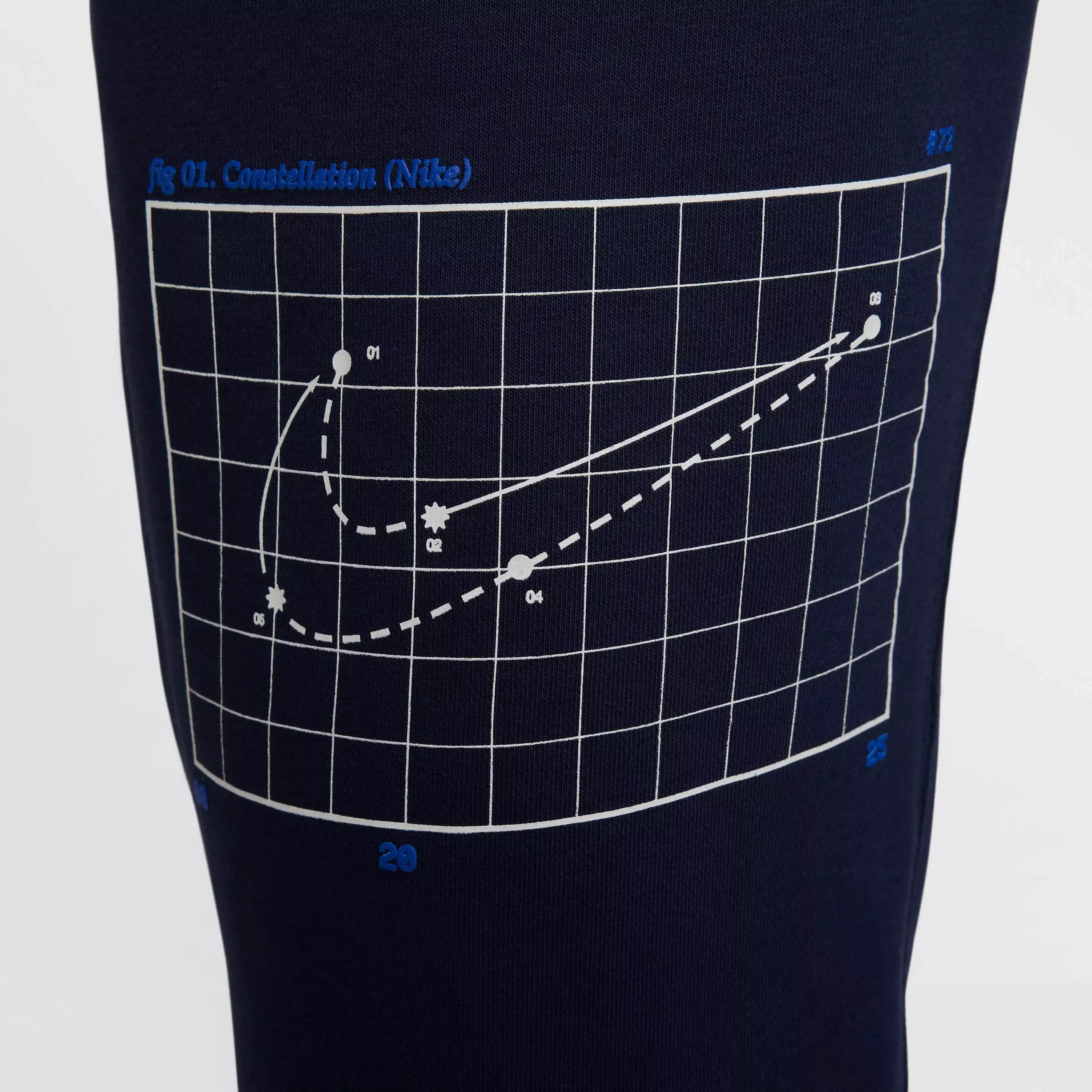 Nike Men's Club Moon Graphic French Terry Joggers - BLUE