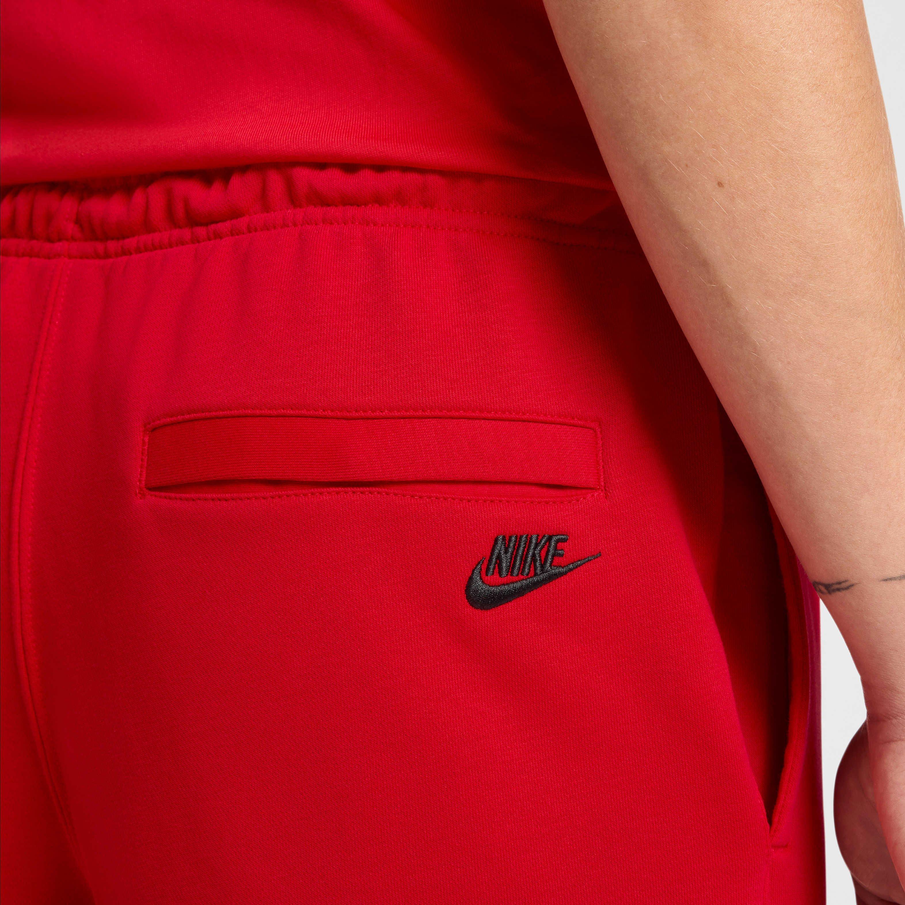 Nike Men's Club Moon Graphic French Terry Joggers - RED Thumbnail View 4