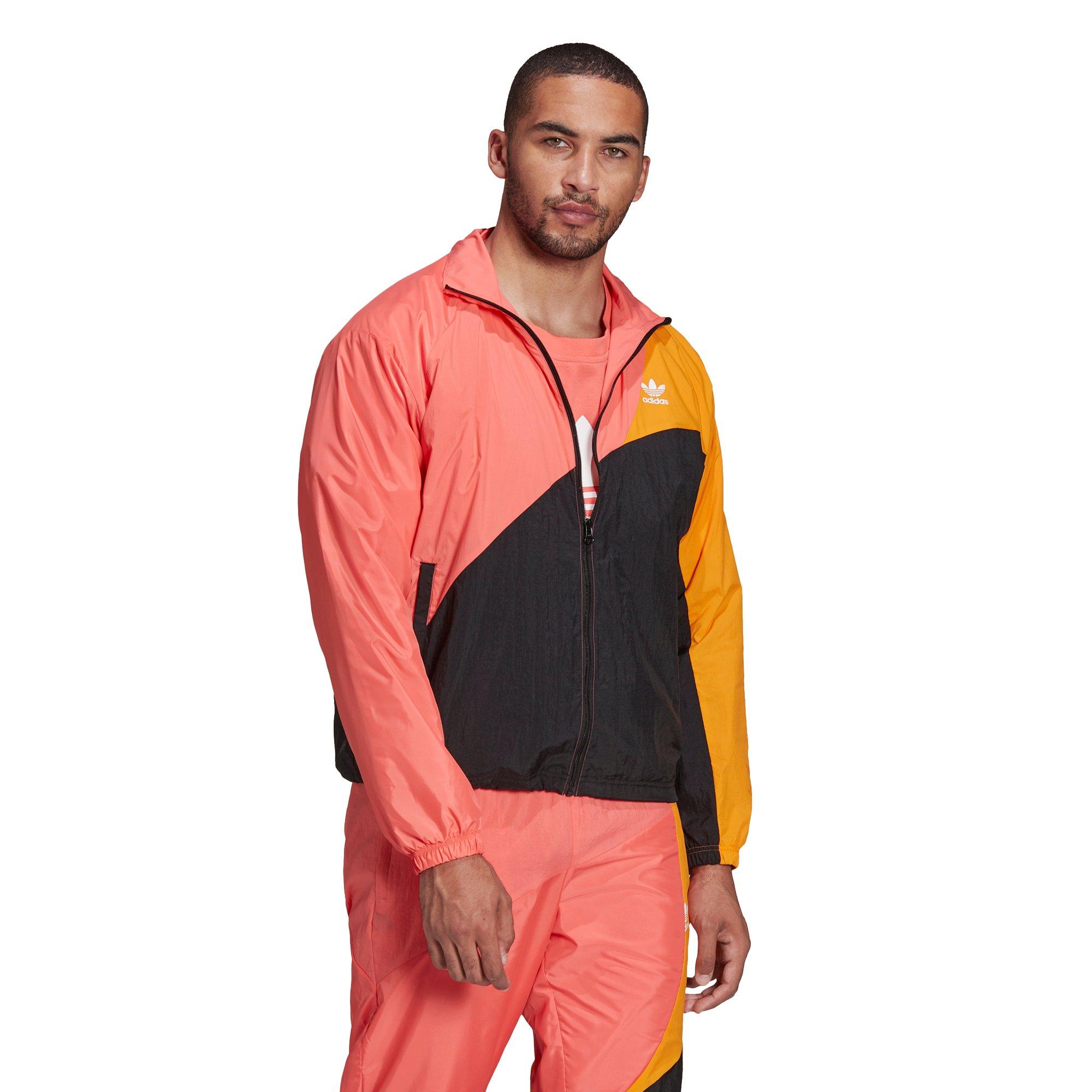 adidas Originals Men's Adicolor Colorblock Track Jacket - Black/Pink -  Hibbett | City Gear