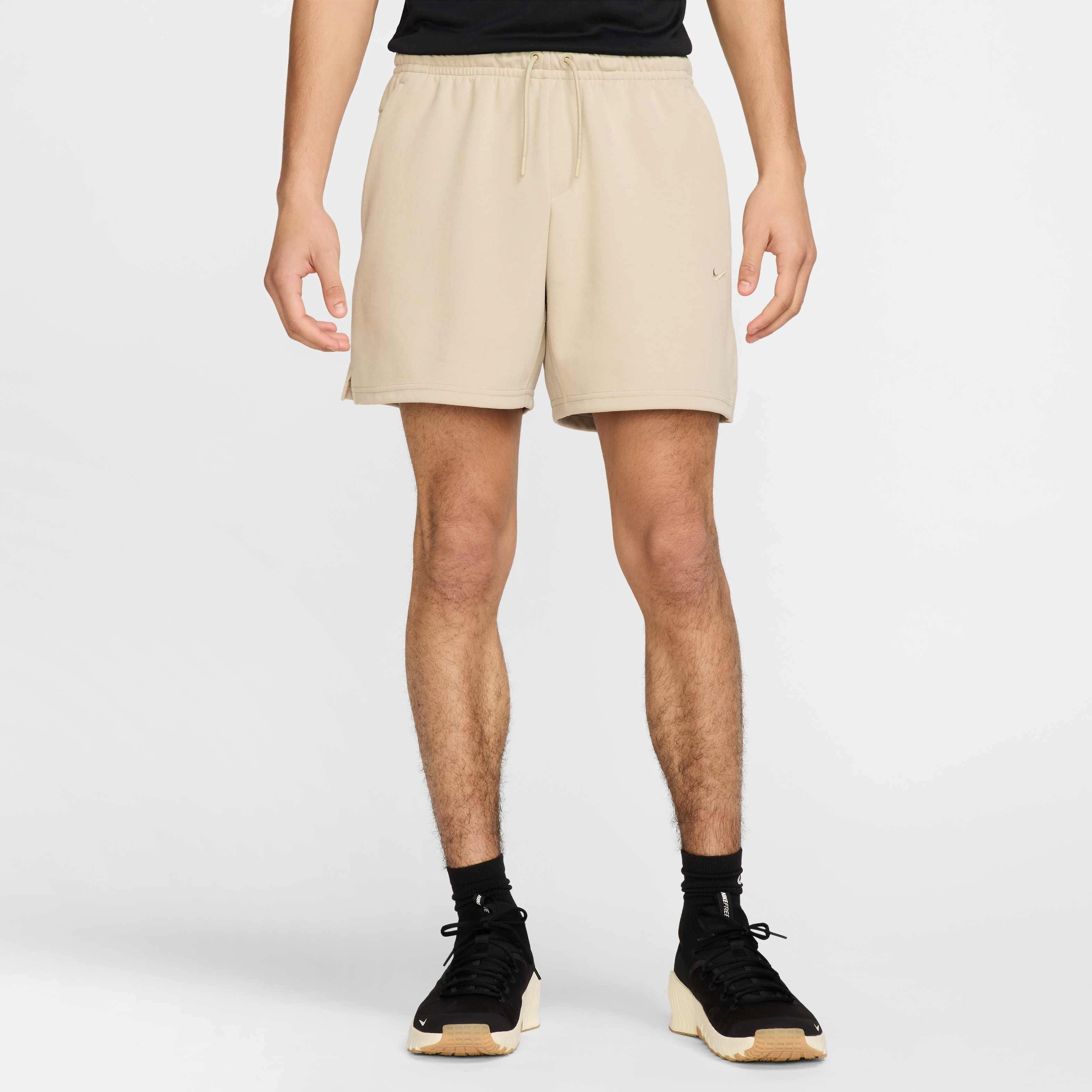 Nike Men's Primary Fleece 7" Dri-FIT UV Unlined Performance Shorts -Khaki - KHAKI Thumbnail View 3