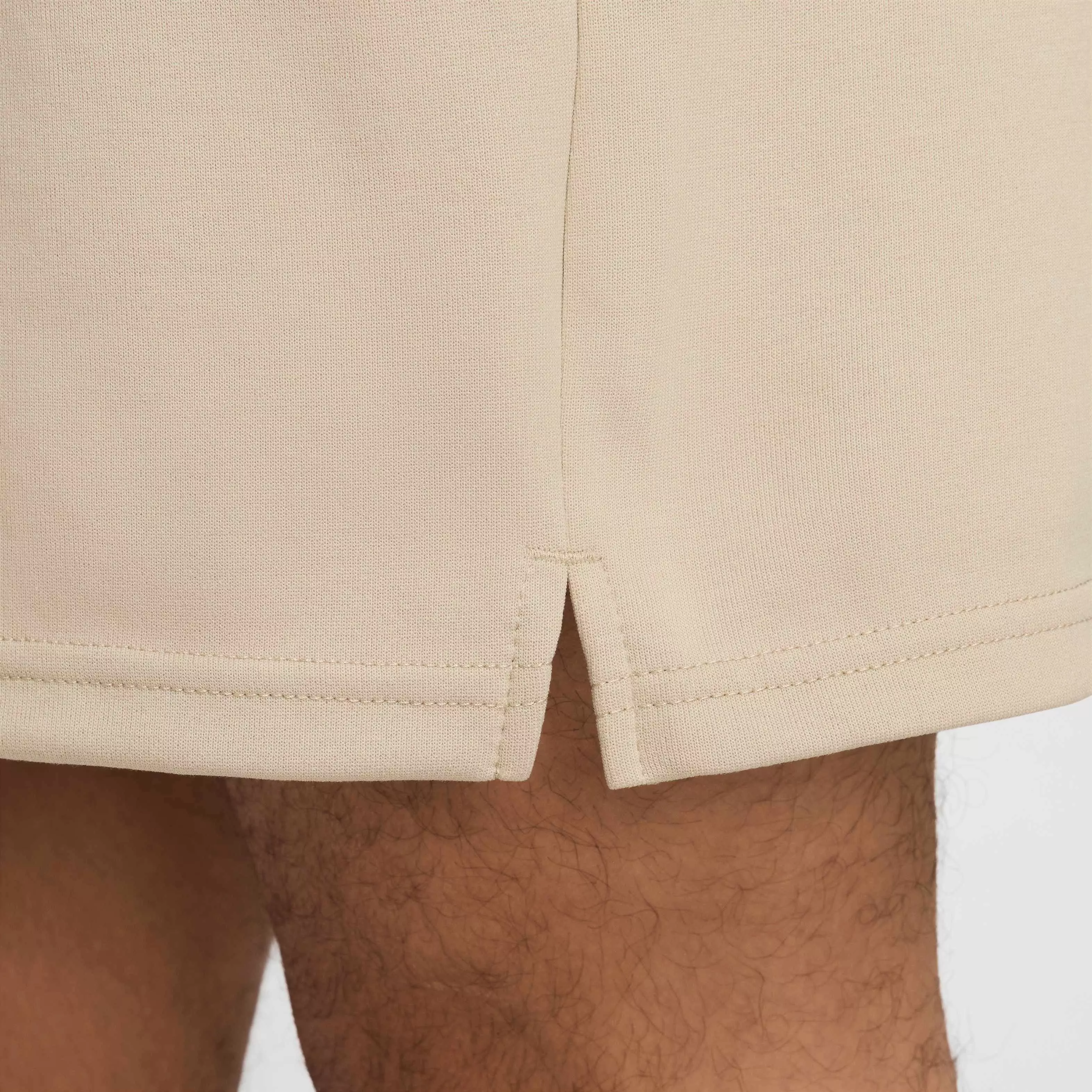 Nike Men's Primary Fleece 7" Dri-FIT UV Unlined Performance Shorts - Khaki - KHAKI