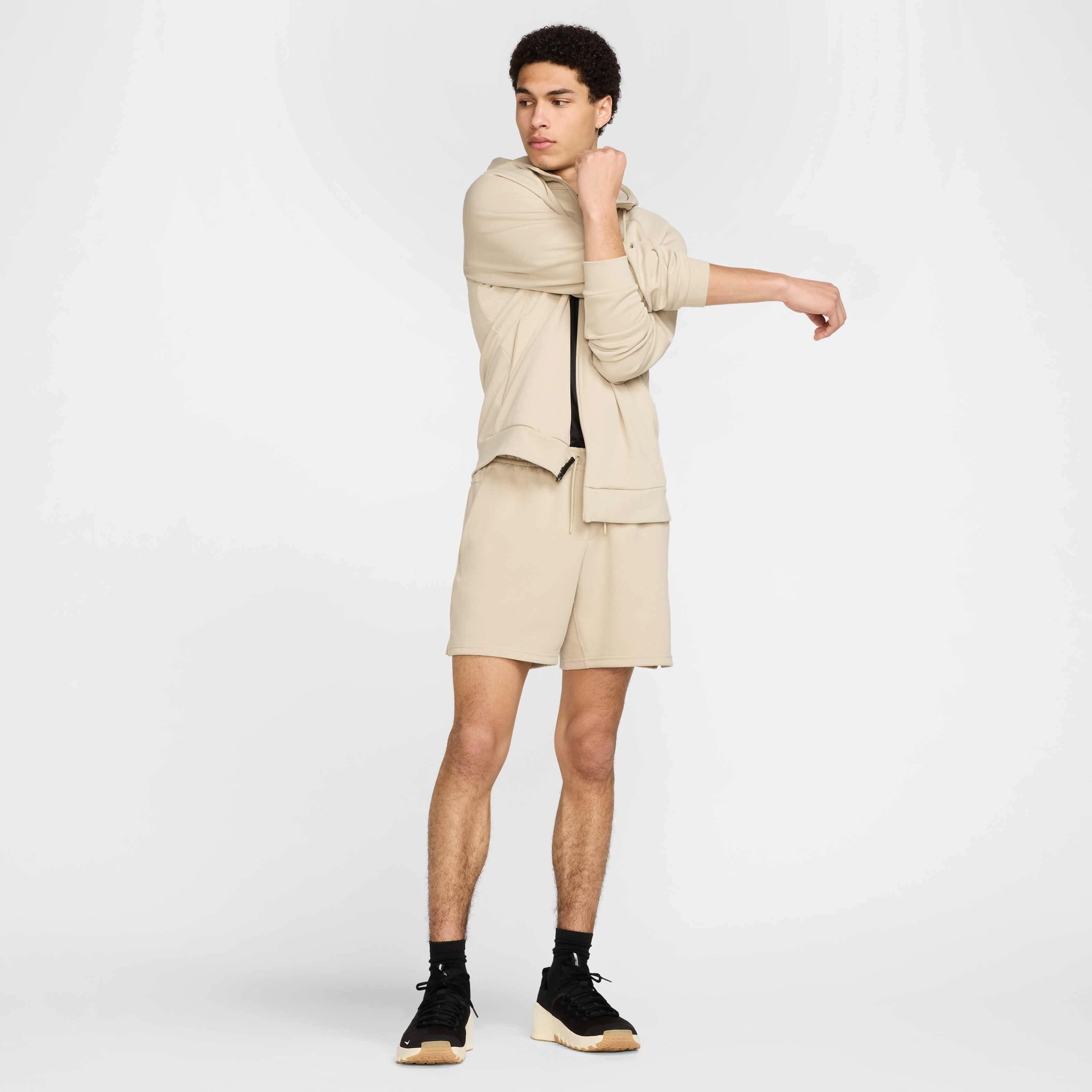 Nike Men's Primary Fleece 7" Dri-FIT UV Unlined Performance Shorts -Khaki - KHAKI Thumbnail View 8