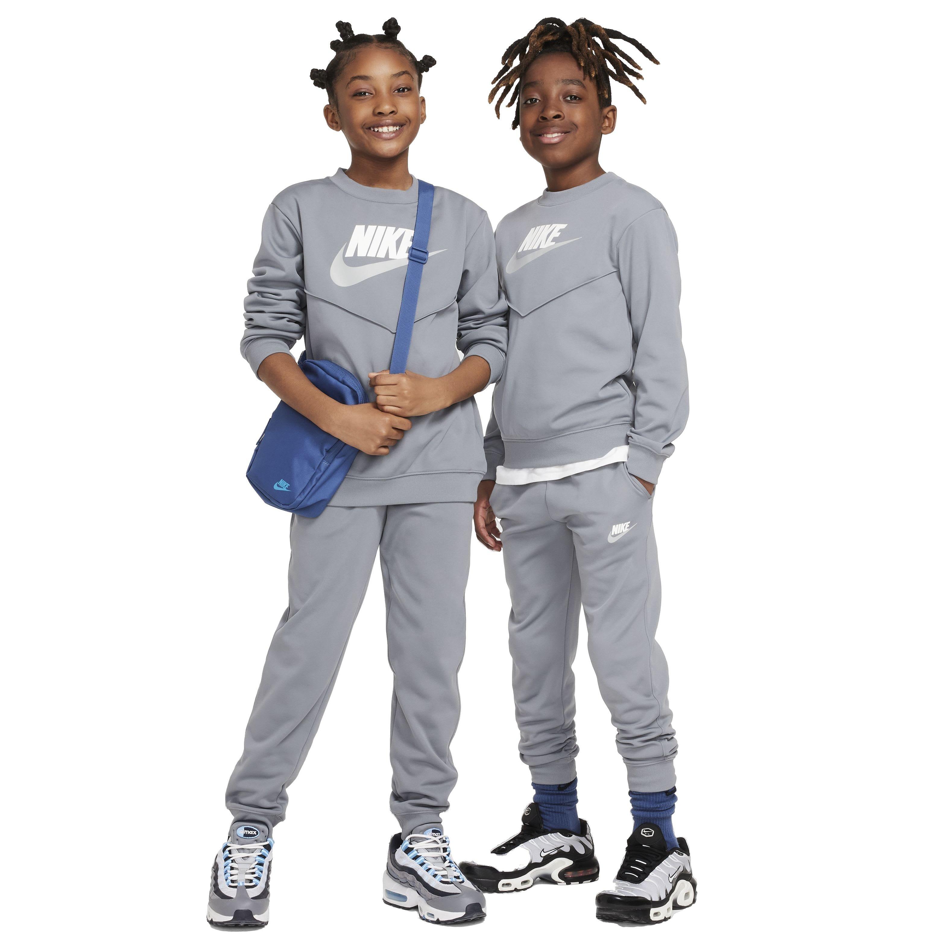 Nike Big Kids' Crewneck Tracksuit - GREY