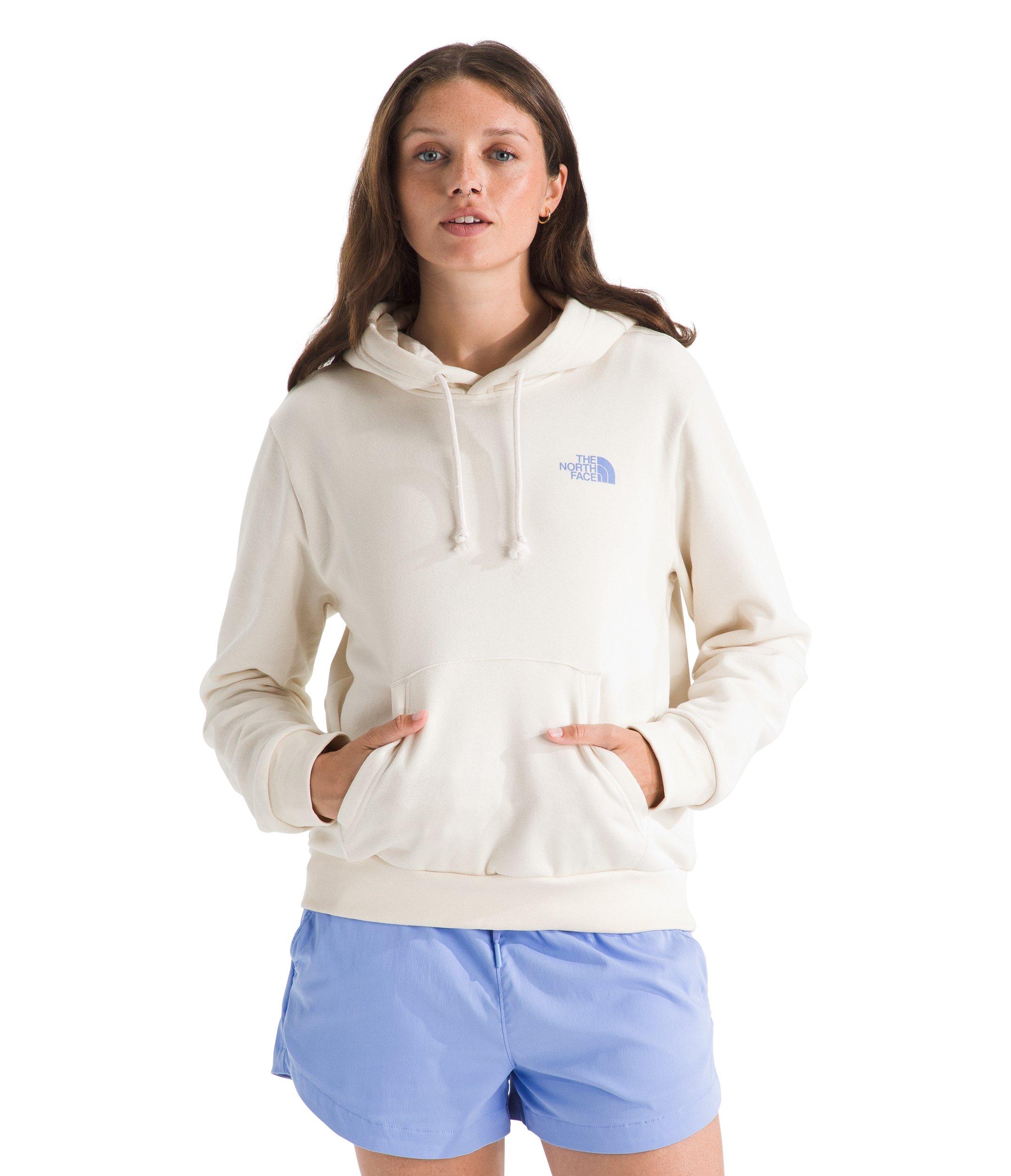 The North Face Women's All Day Beauty Graphic Hoodie - White - WHITE Thumbnail View 1