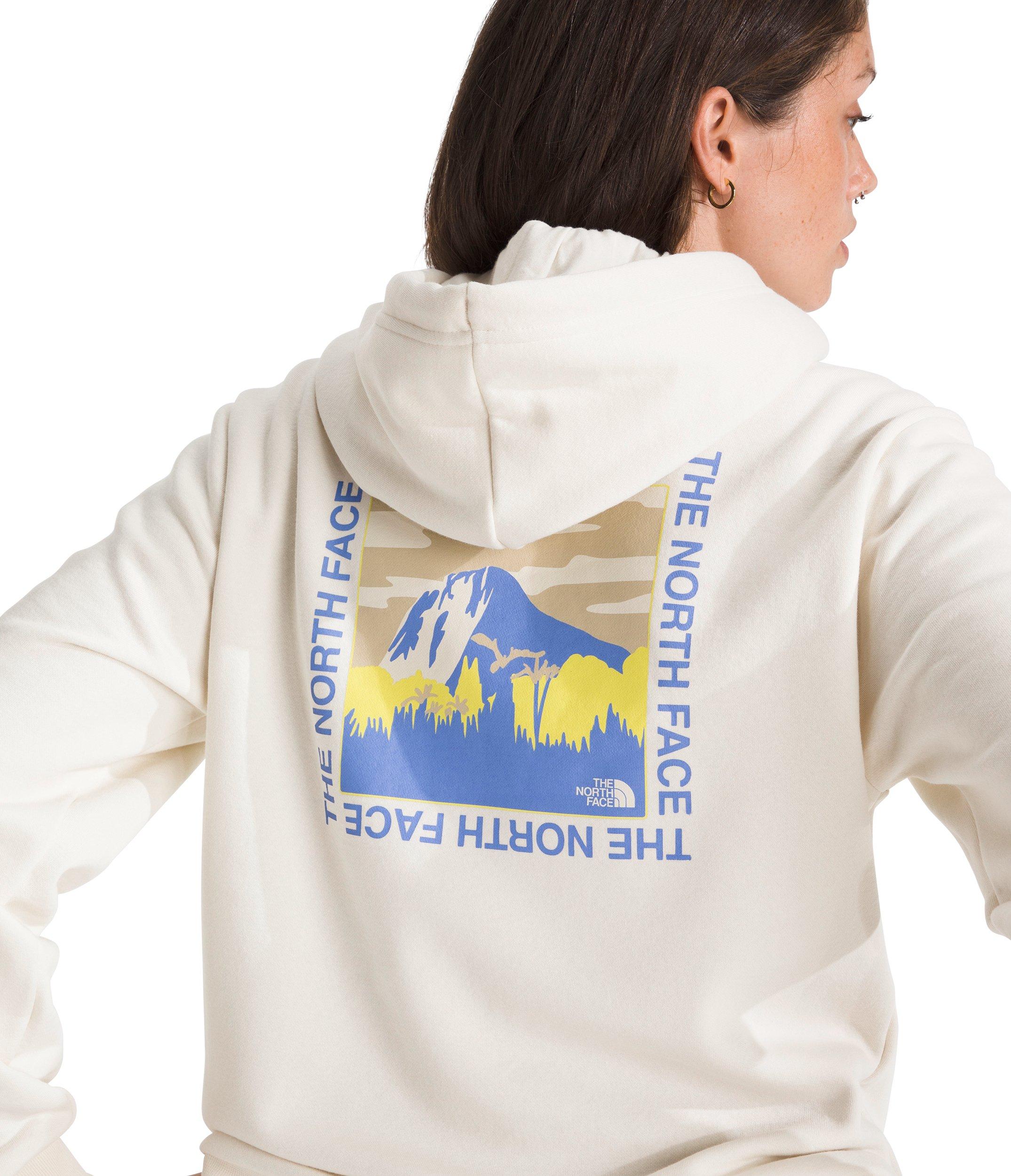 The North Face Women's All Day Beauty Graphic Hoodie -White - WHITE Thumbnail View 3