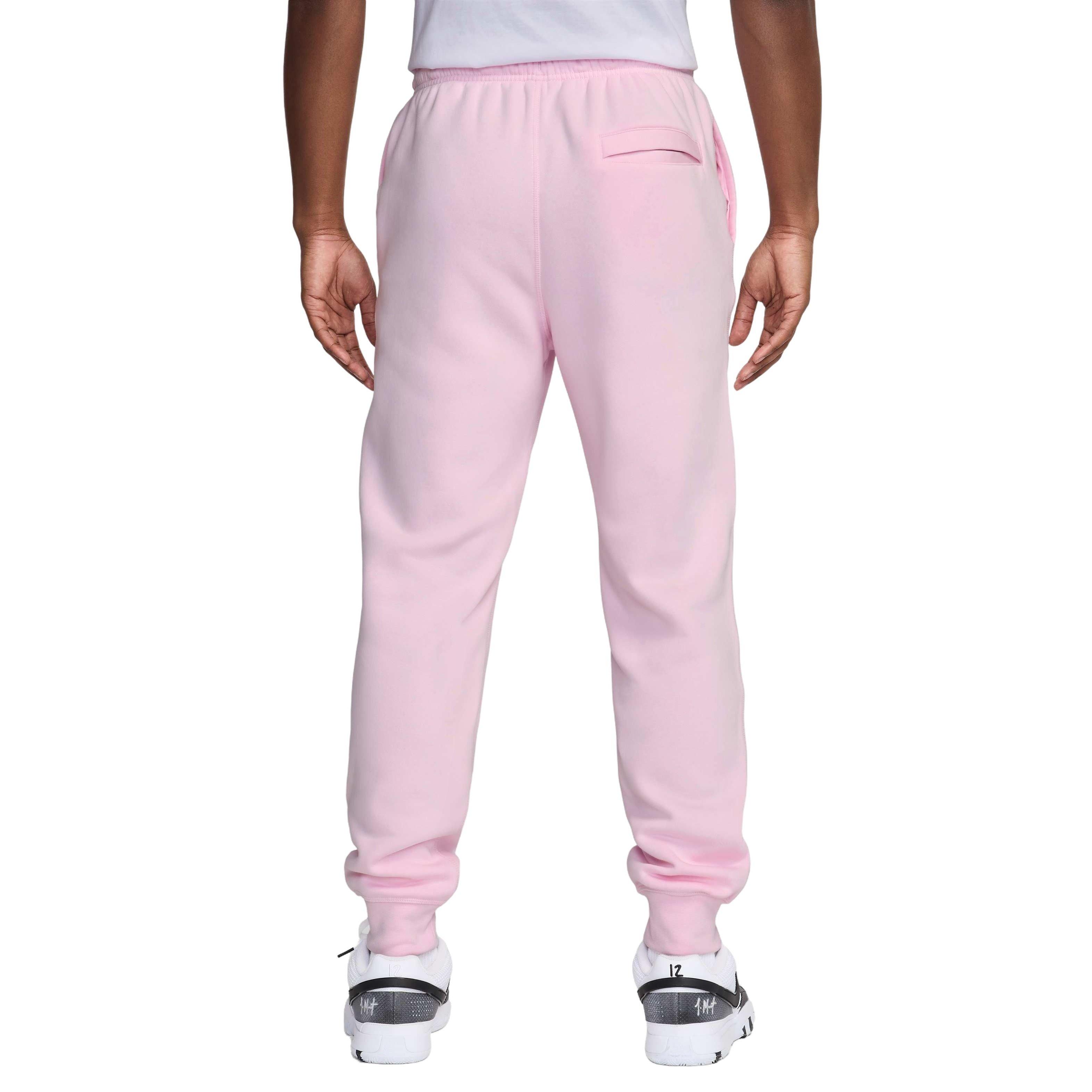 Ja Men's Fleece Basketball Jogger Pants - PINK Thumbnail View 2