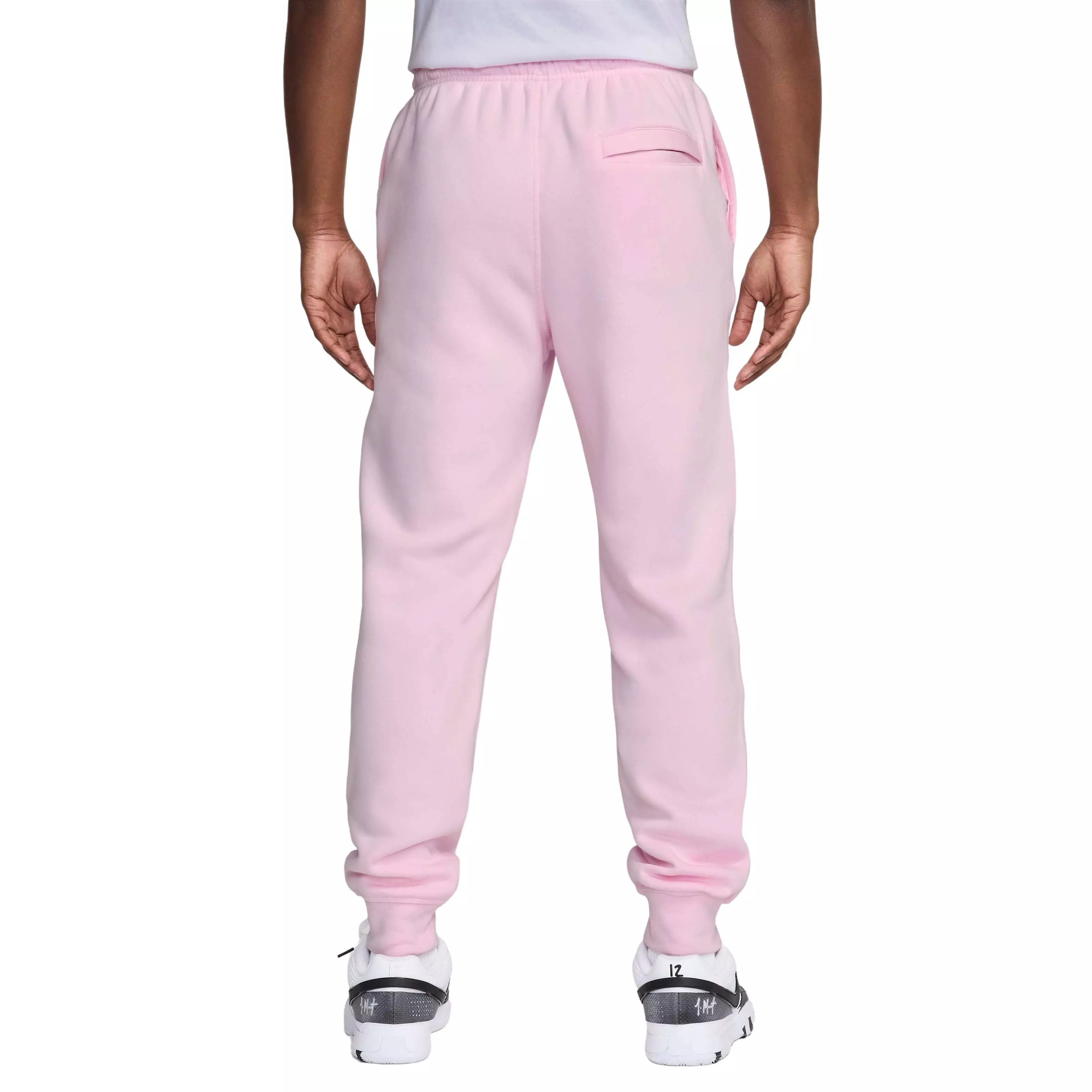 Ja Men's Fleece Basketball Jogger Pants - PINK