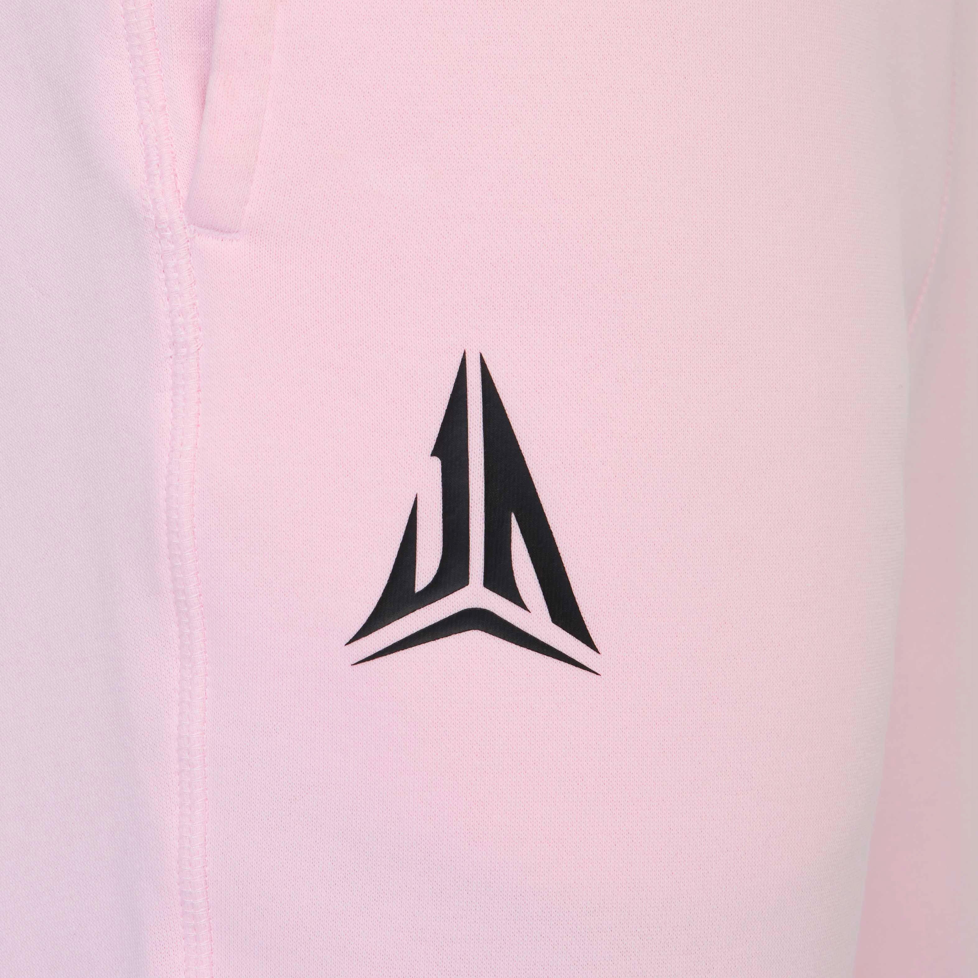 Ja Men's Fleece Basketball Jogger Pants - PINK Thumbnail View 4