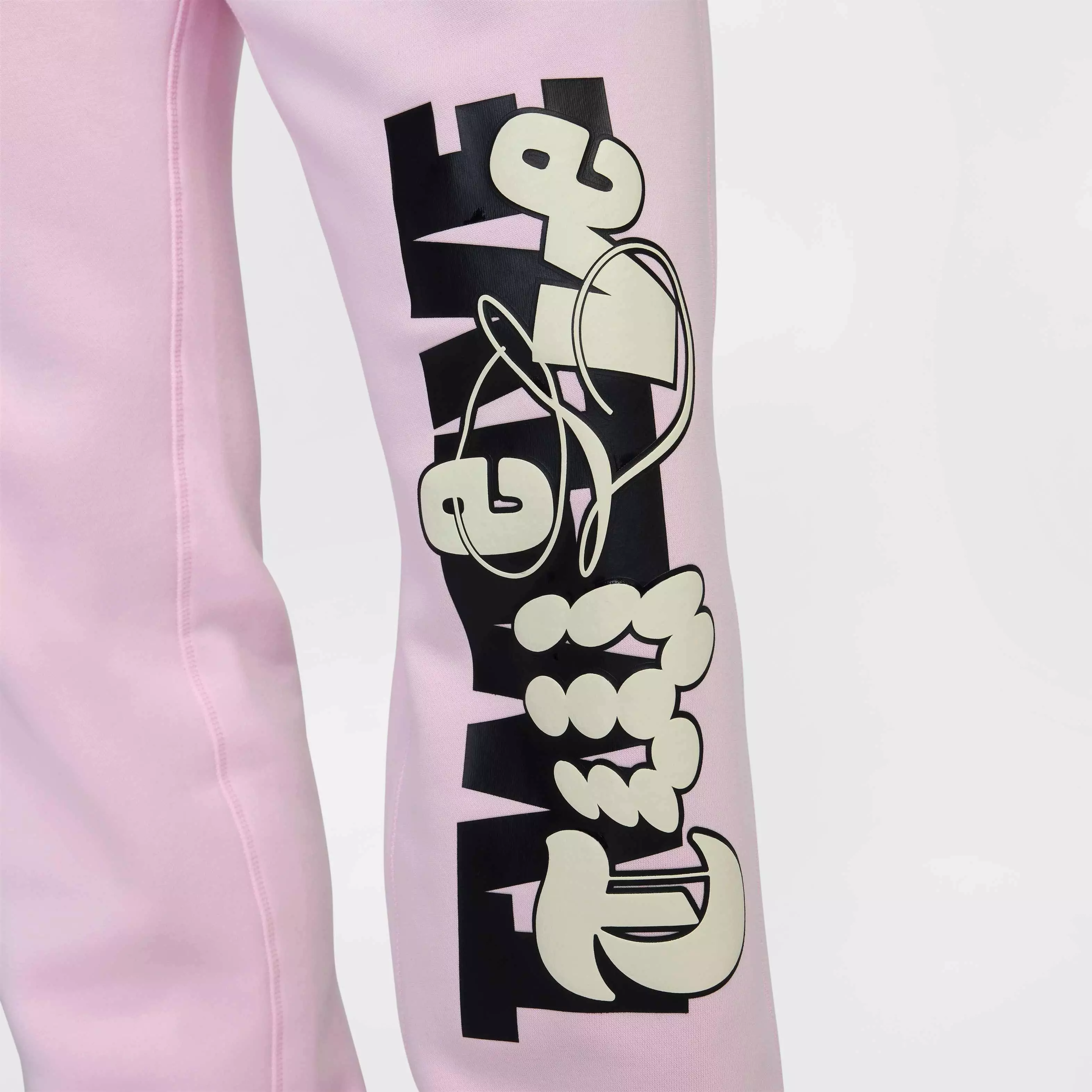 Ja Men's Fleece Basketball Jogger Pants - PINK