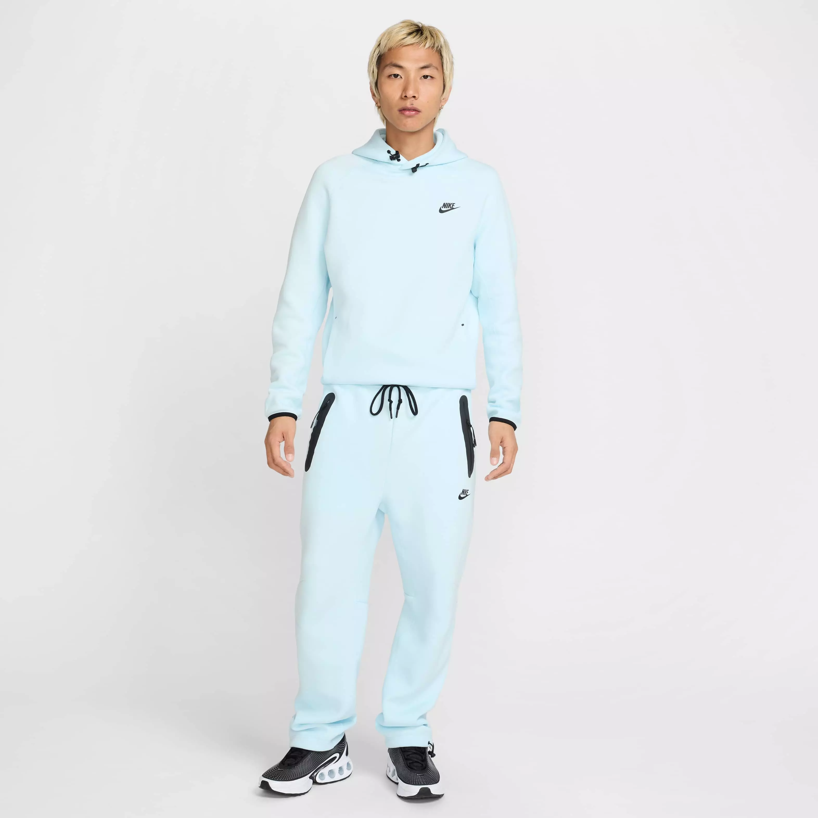 Nike Men's Tech Fleece Open-Hem Pants - Butter - BLUE