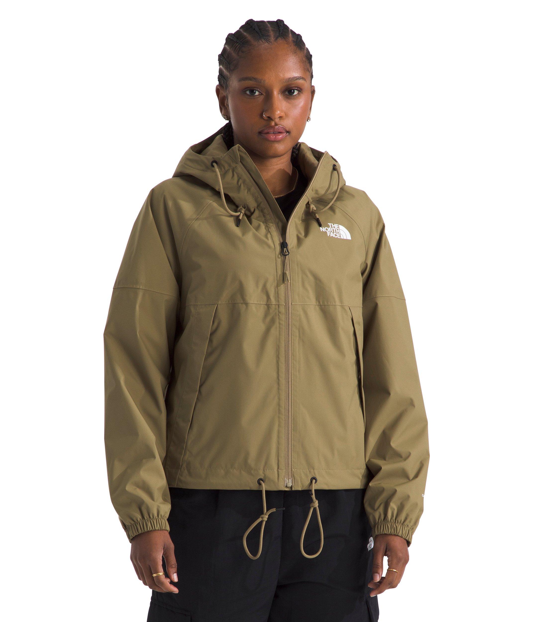 The North Face Women's Antora Rain Hooded Jacket - Green - GREEN Thumbnail View 1