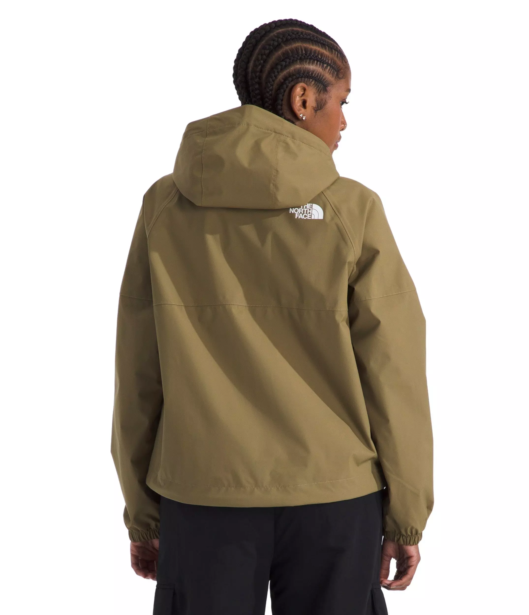 The North Face Women's Antora Rain Hooded Jacket - Green - GREEN