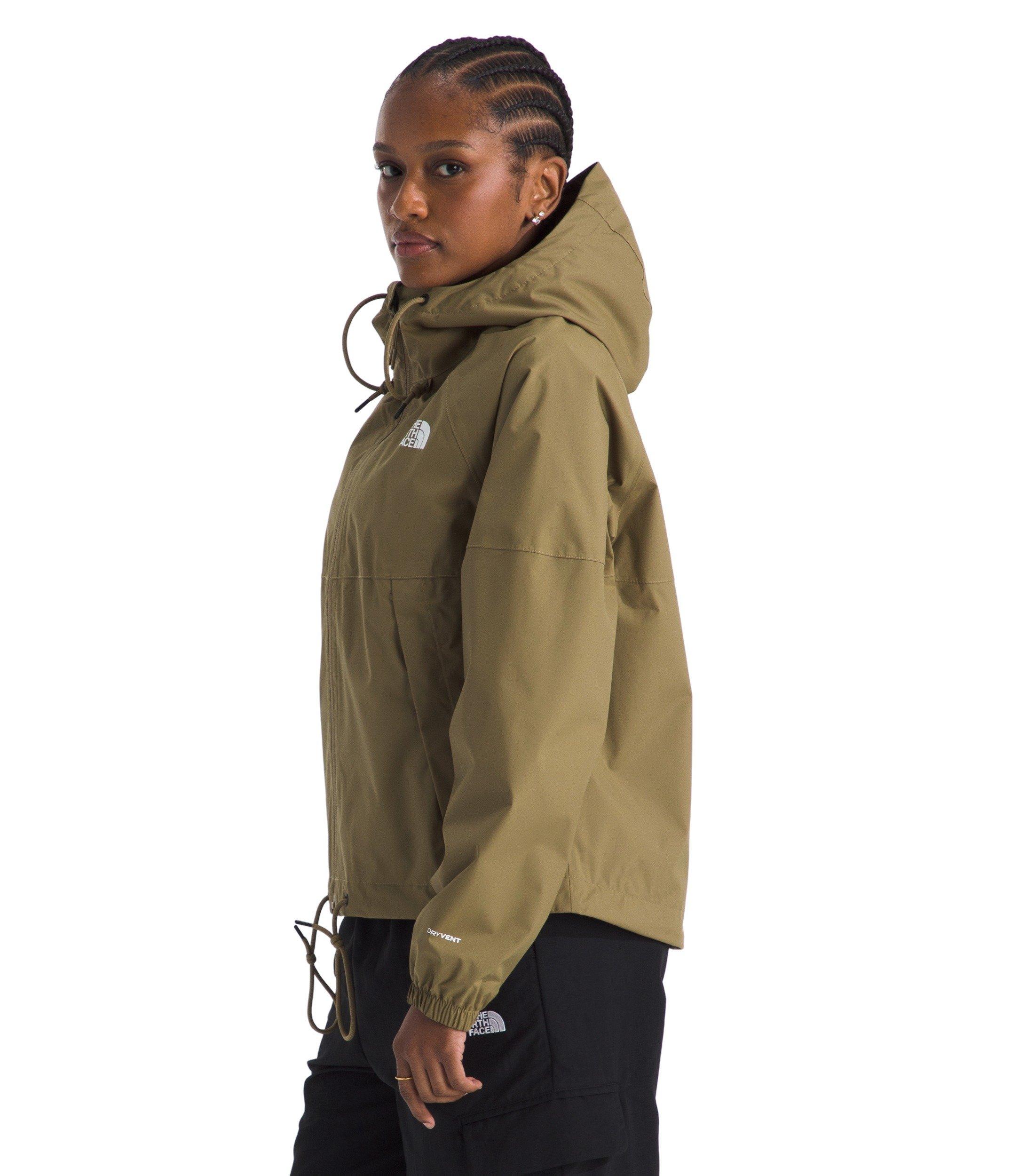 The North Face Women's Antora Rain Hooded Jacket - Green - GREEN Thumbnail View 4