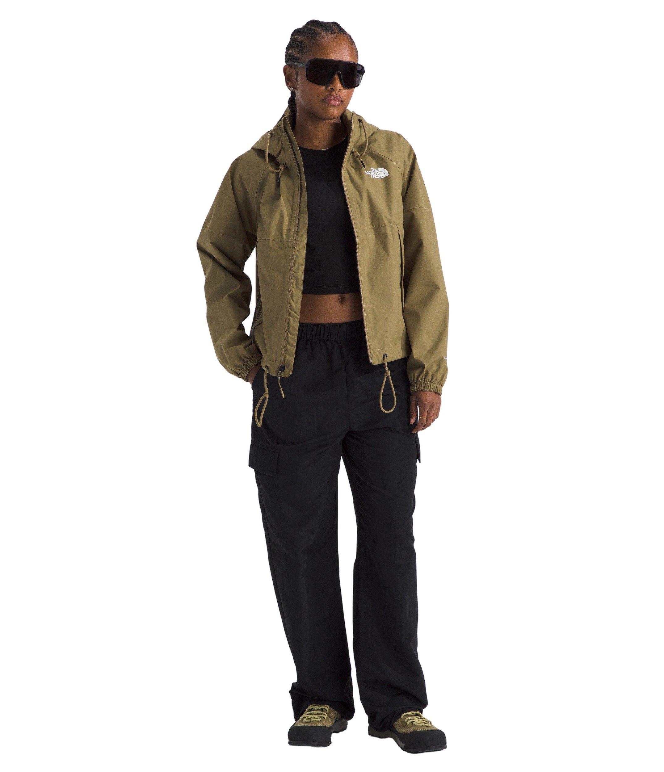 The North Face Women's Antora Rain Hooded Jacket - Green - GREEN Thumbnail View 5