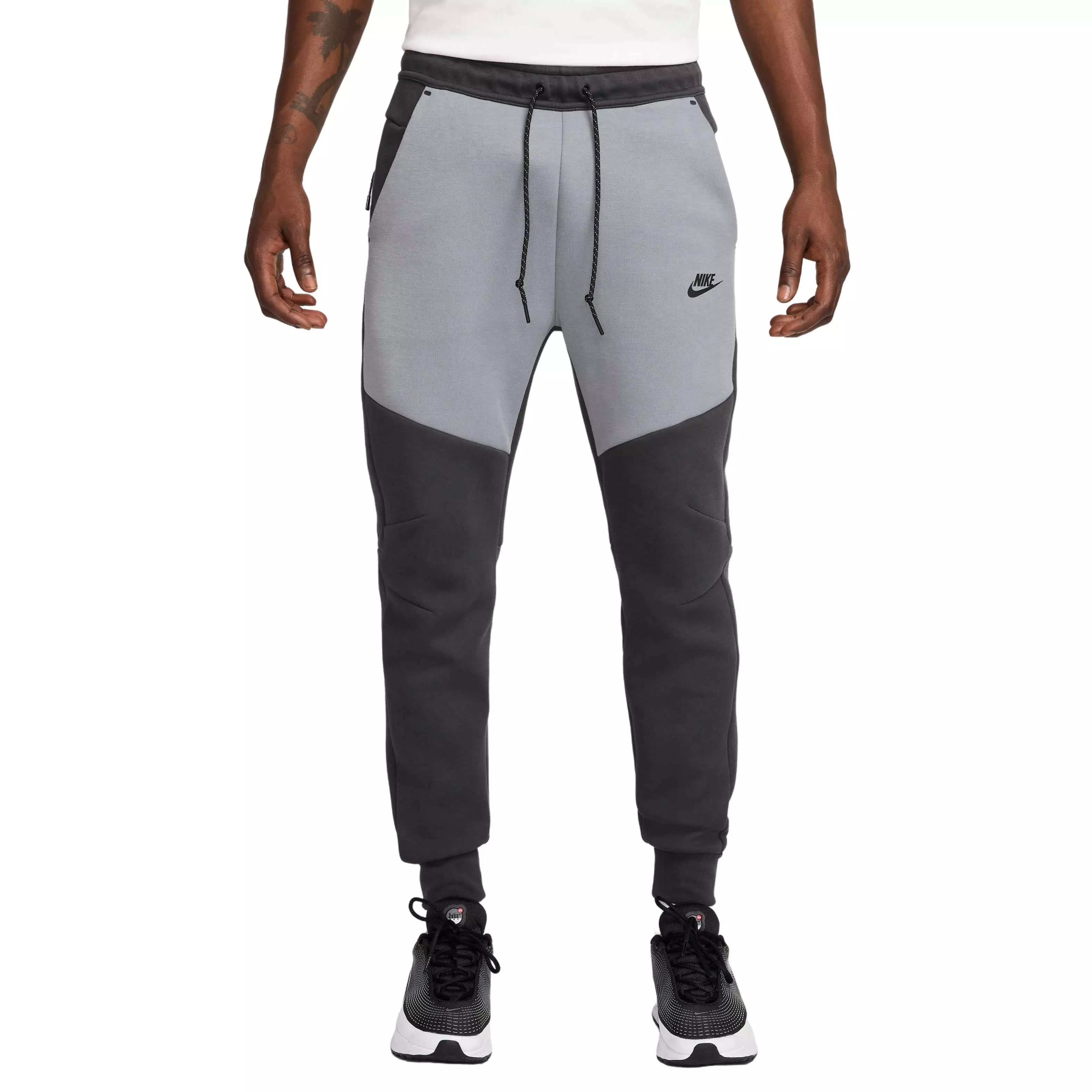 Nike Men's Tech Fleece Joggers - Grey - GREY