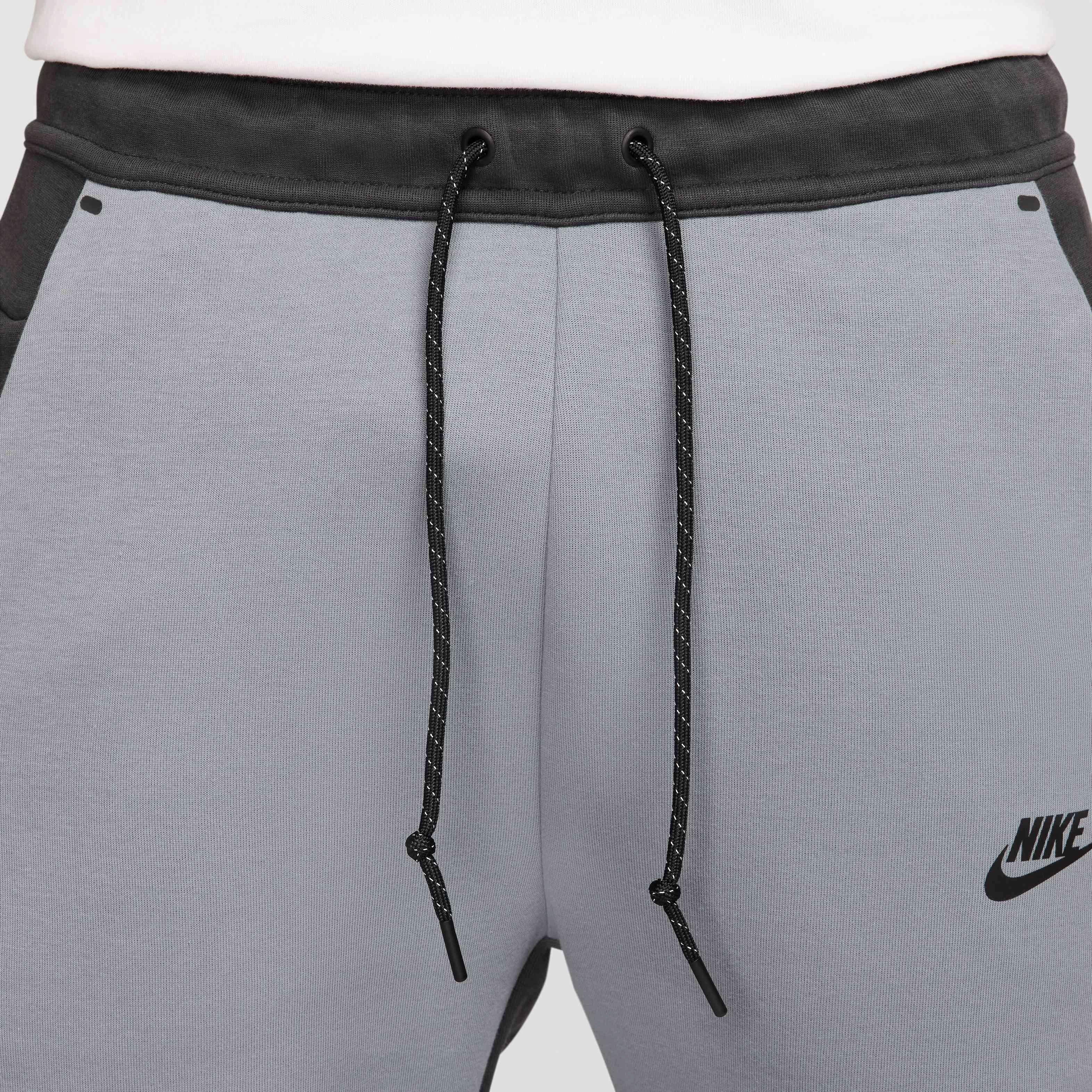 Nike Men's Tech Fleece Joggers - Grey/Dark Grey - GREY/DARK GREY Thumbnail View 3