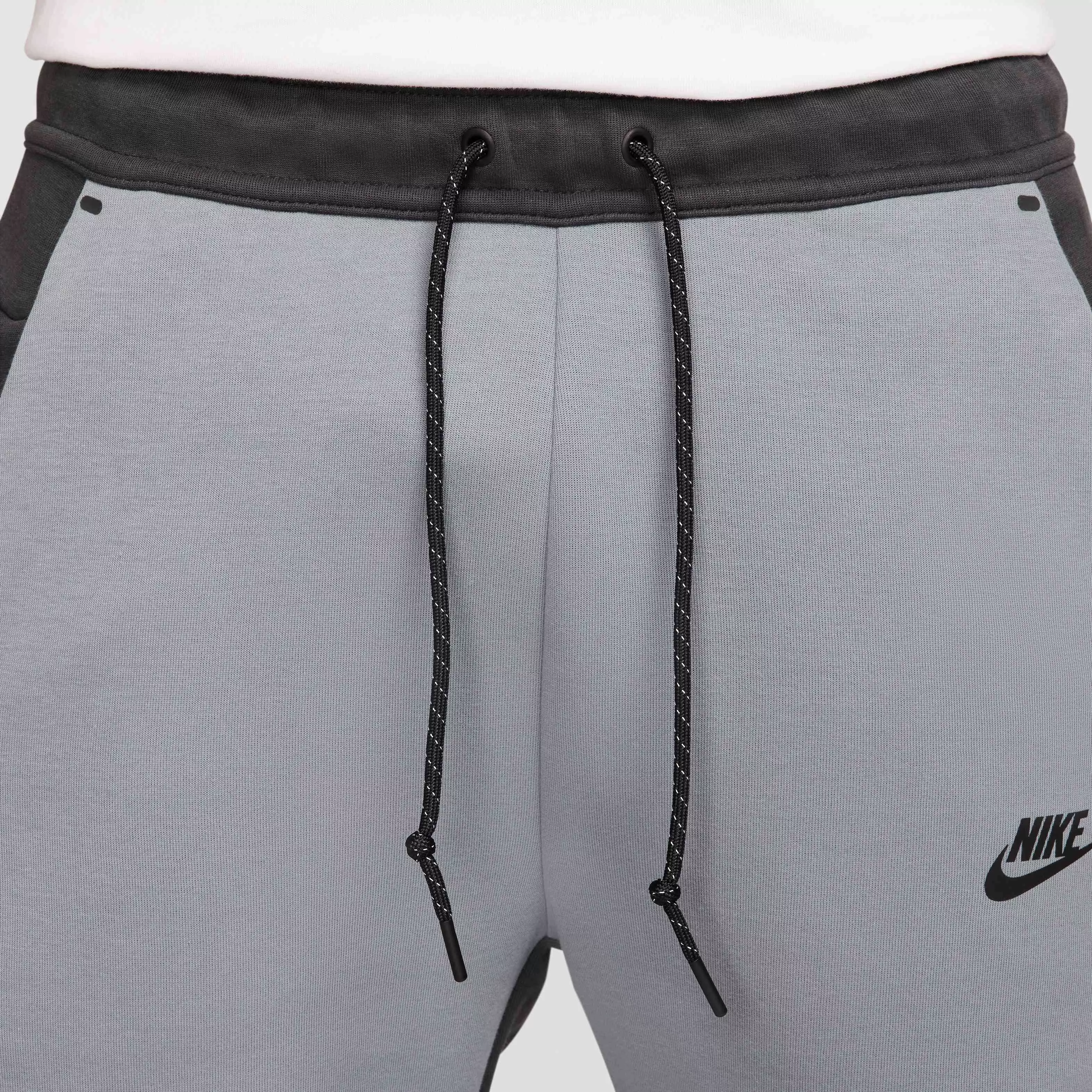 Nike Men's Tech Fleece Joggers - Grey/Dark Grey - GREY/DARK GREY