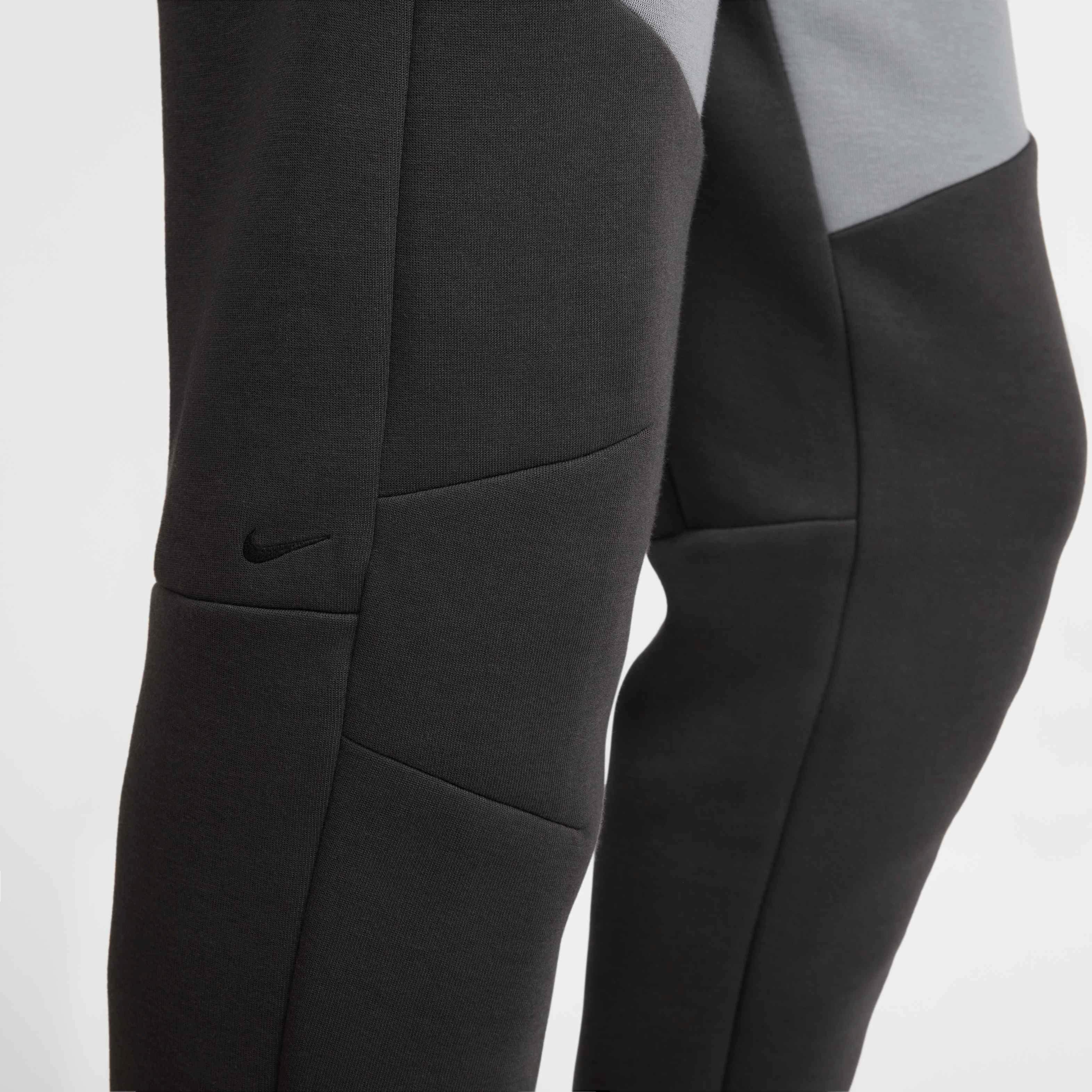 Nike Men's Tech Fleece Joggers - Grey/Dark Grey - GREY/DARK GREY Thumbnail View 6
