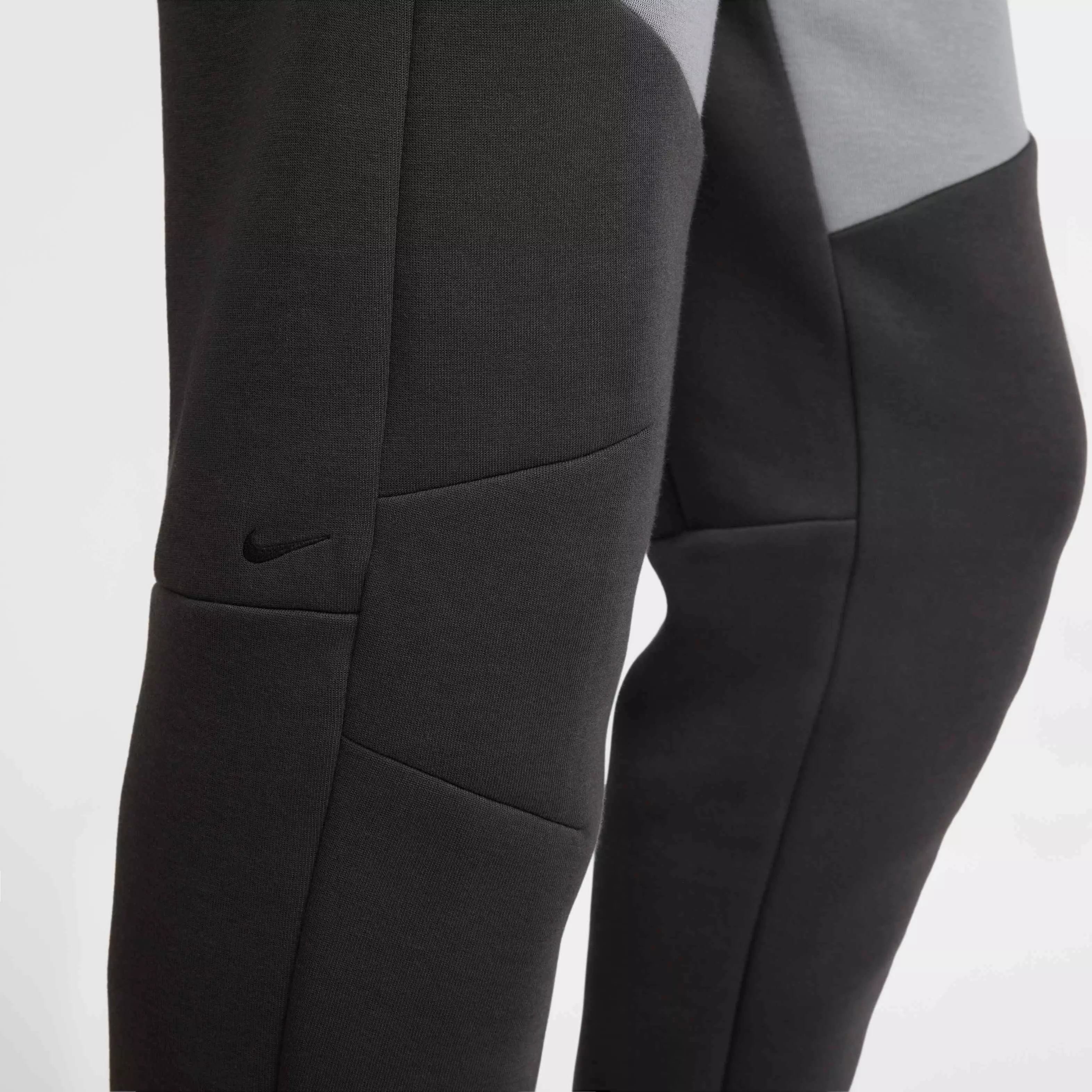 Nike Men's Tech Fleece Joggers - Grey/Dark Grey - GREY/DARK GREY