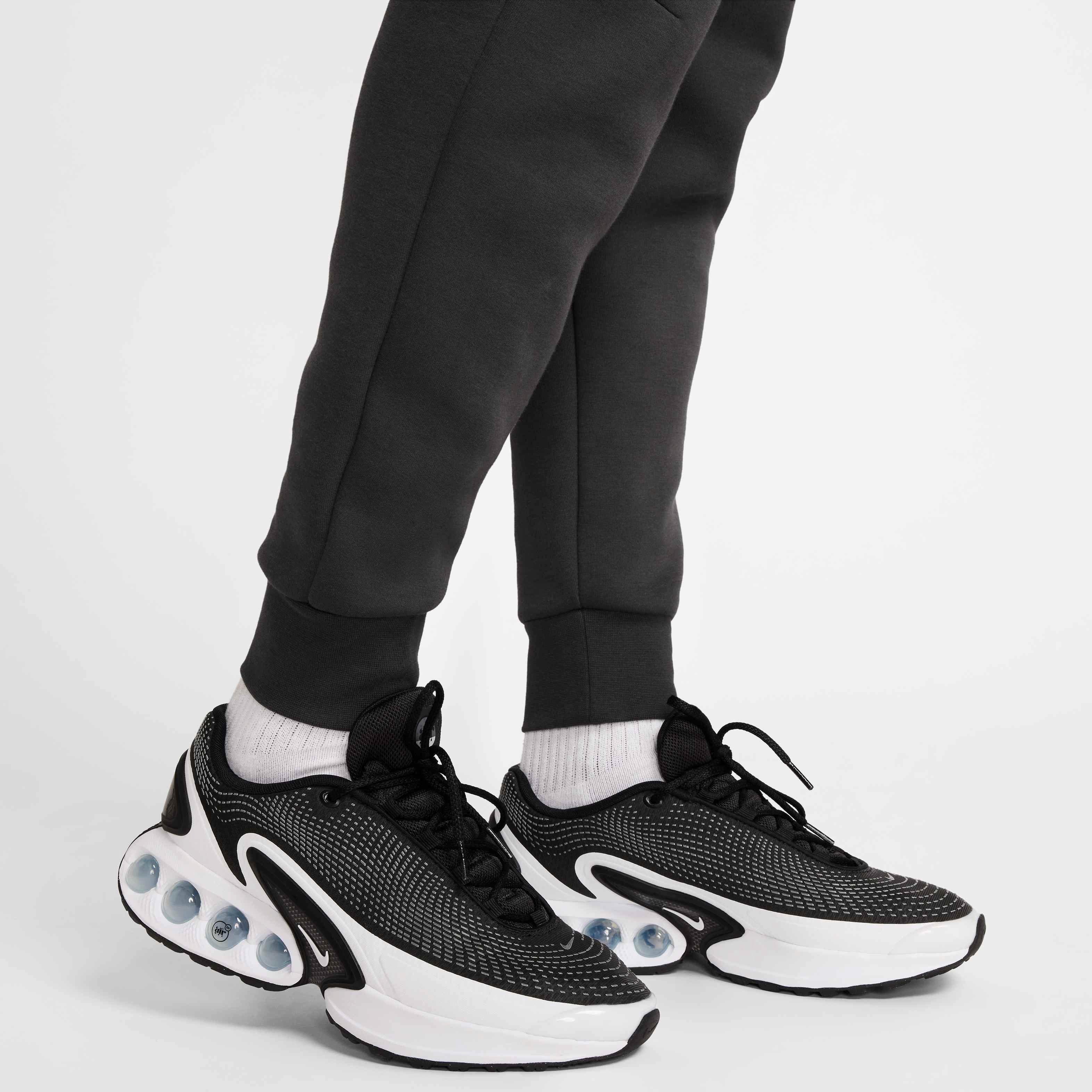 Nike Men's Tech Fleece Joggers - Grey/Dark Grey - GREY/DARK GREY Thumbnail View 8