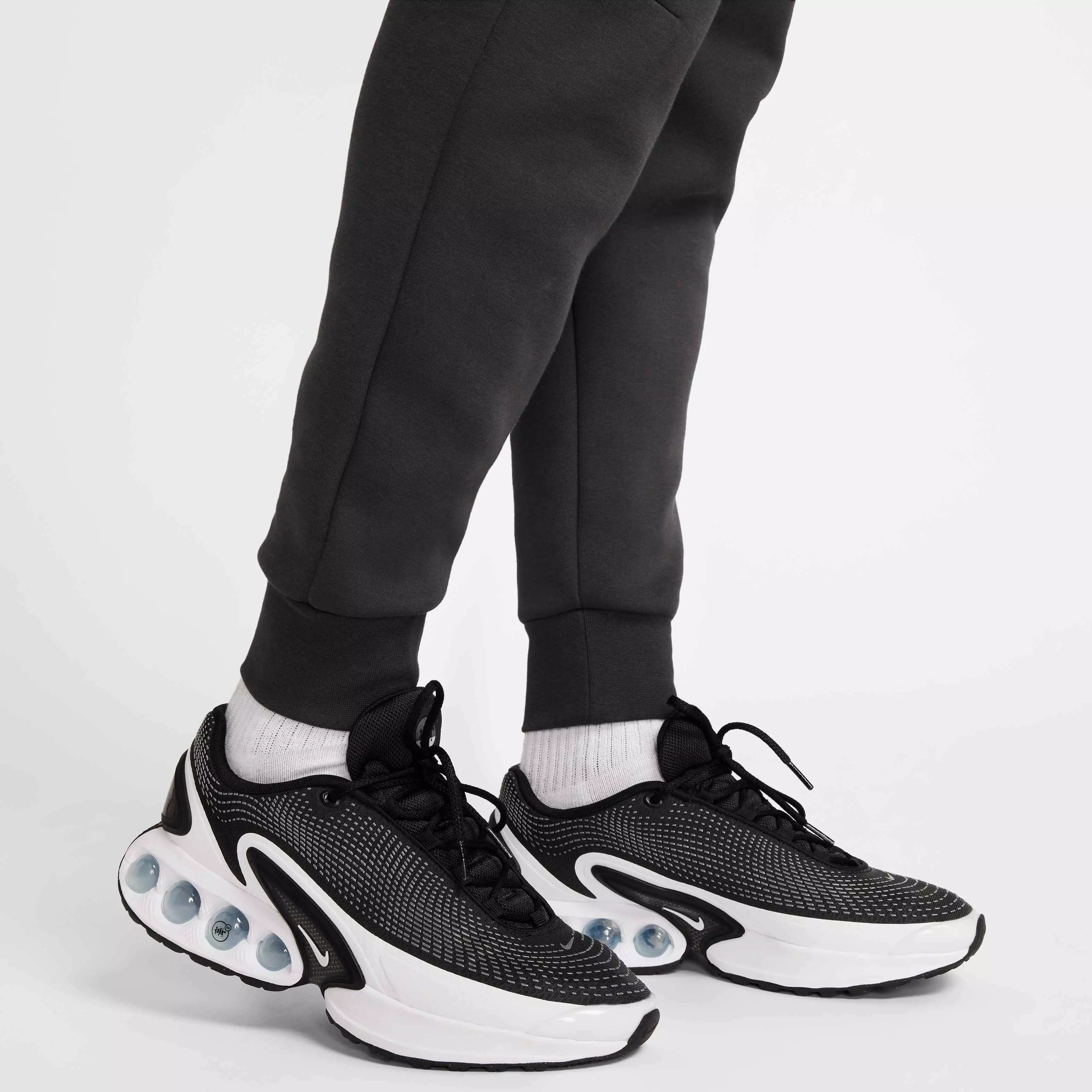 Nike Men's Tech Fleece Joggers - Grey/Dark Grey - GREY/DARK GREY