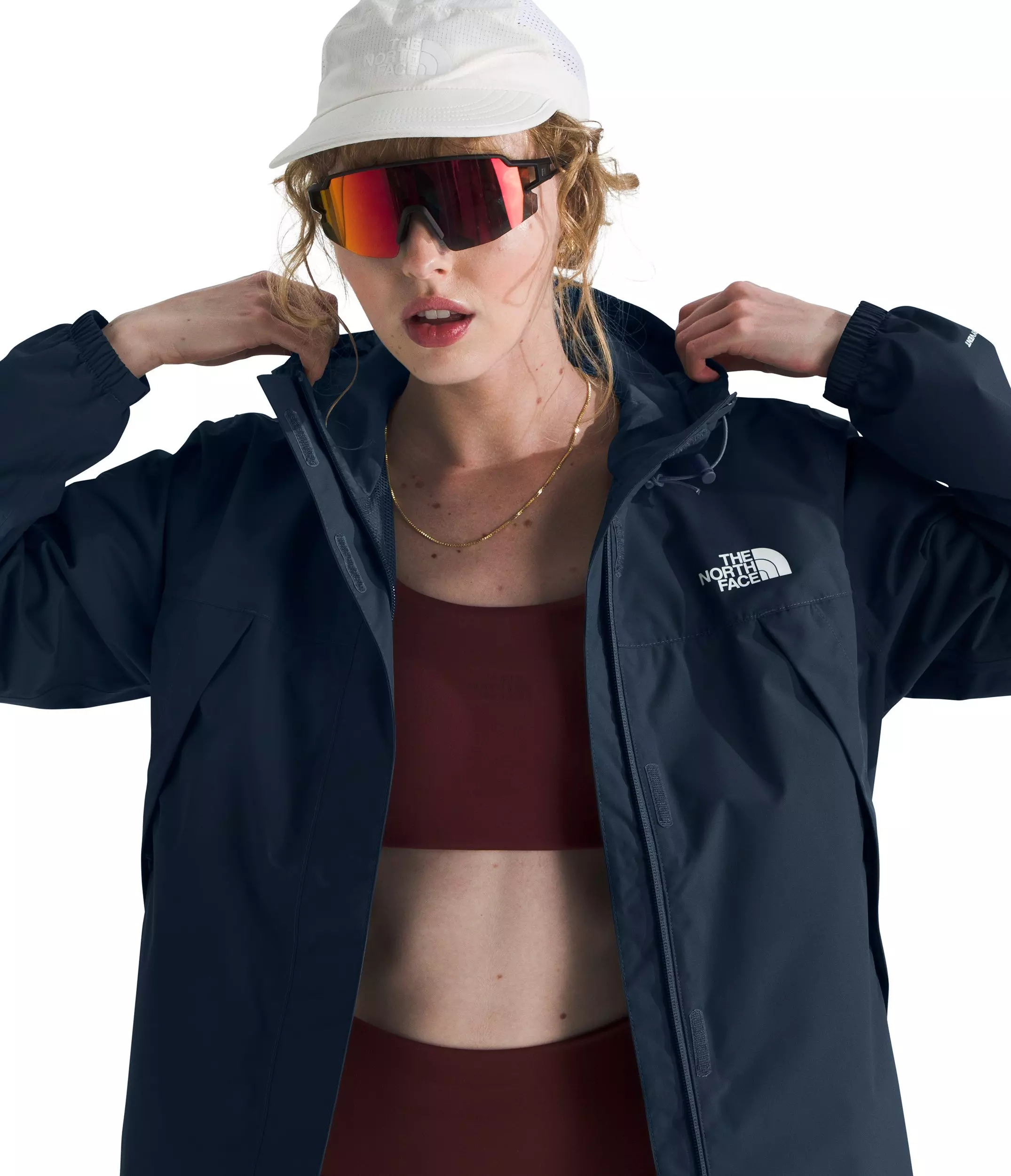 The North Face Women's Antora Rain Jacket - Navy - NAVY