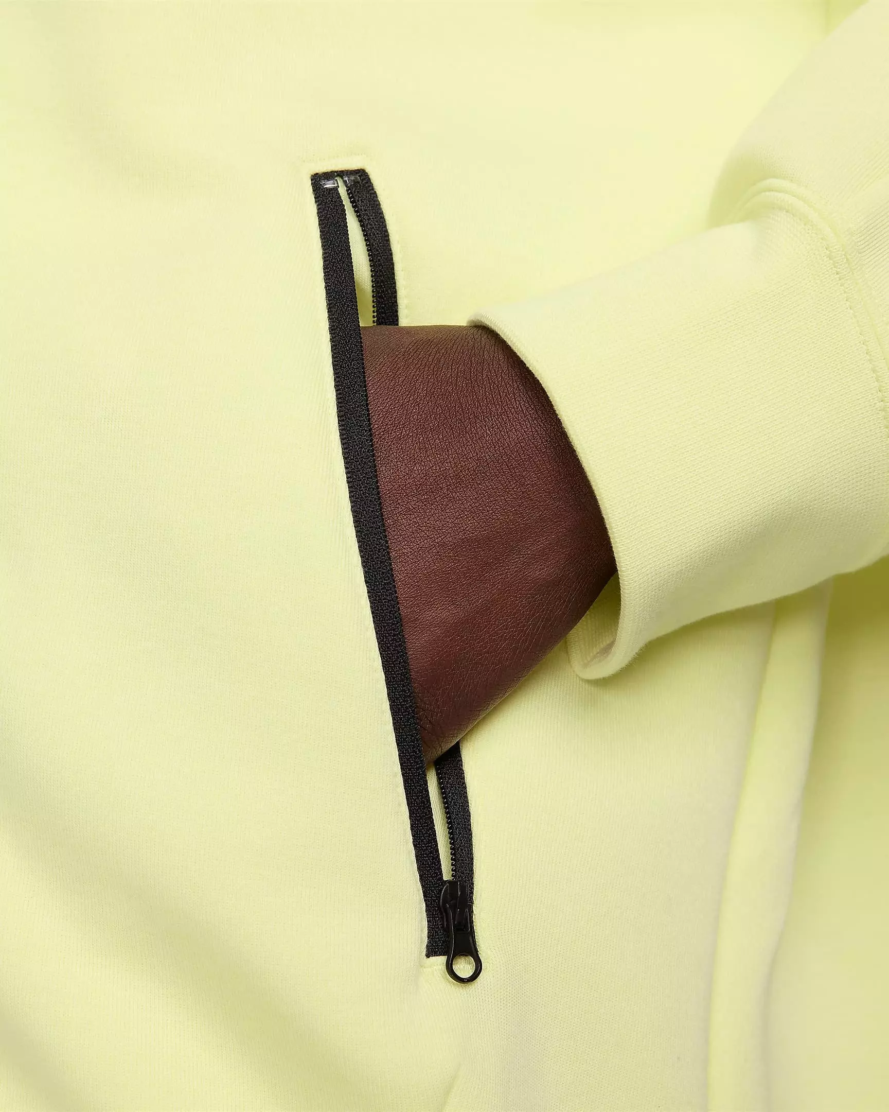 Nike Women's Sportswear Tech Fleece Oversized Full-Zip Hoodie Cape - NEON GREEN