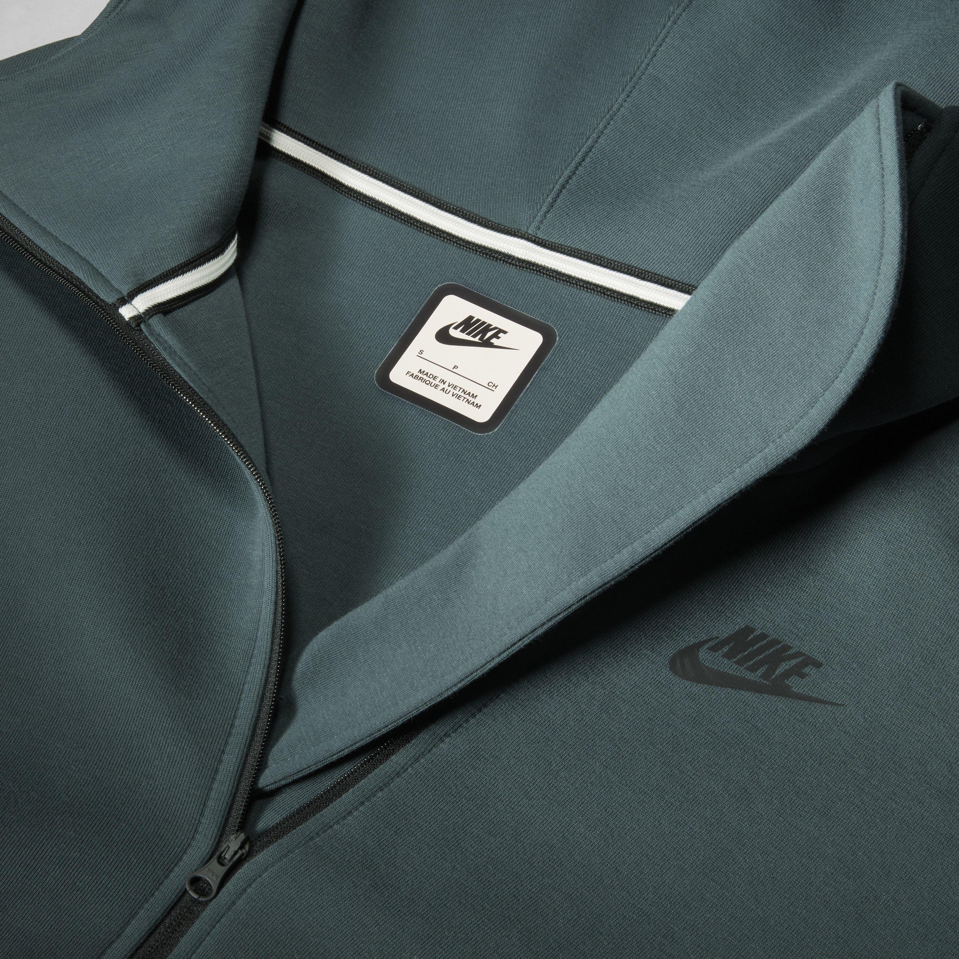 Nike Women's Sportswear Tech Fleece Oversized Full-Zip Hoodie Cape - DK GREEN Thumbnail View 4