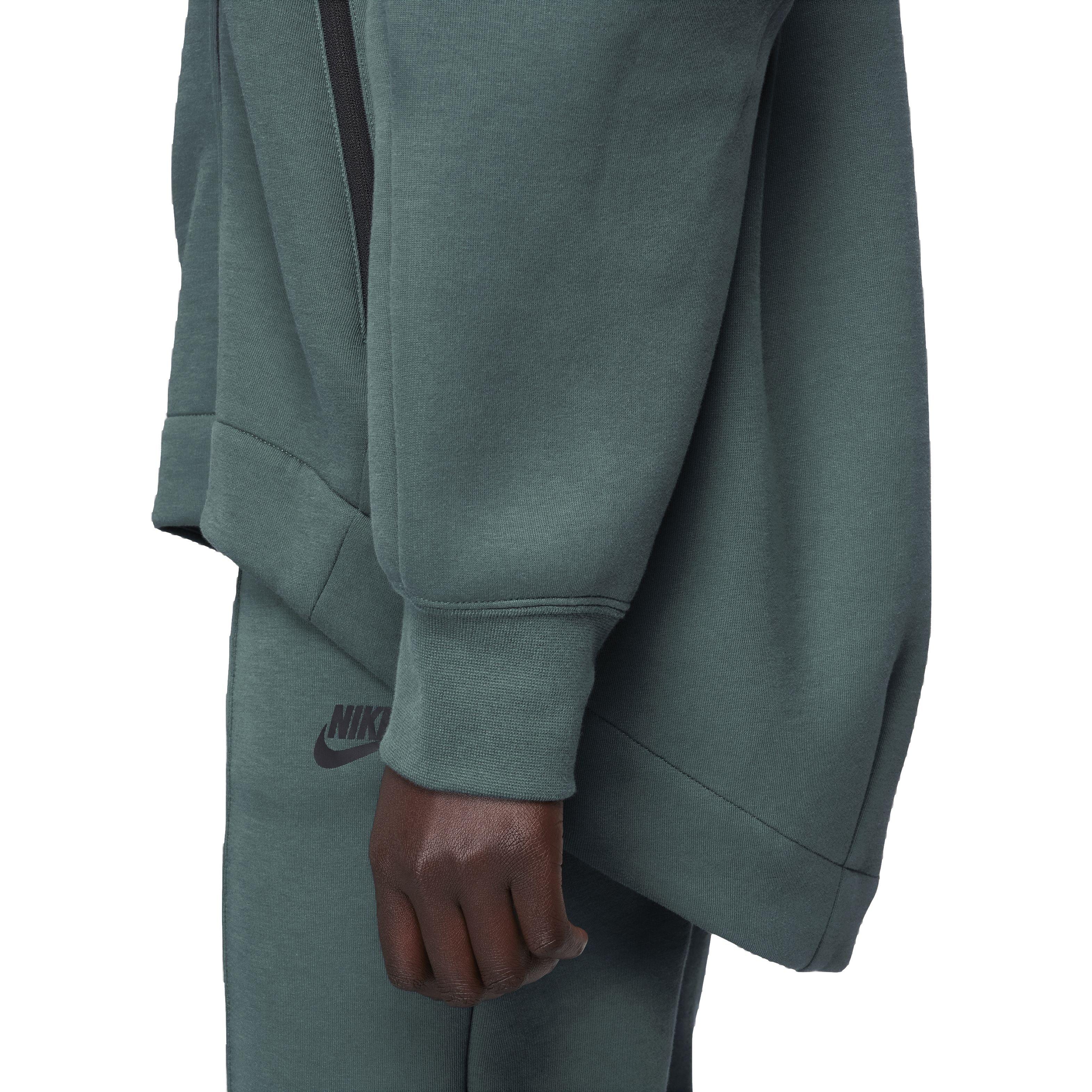 Nike Women's Sportswear Tech Fleece Oversized Full-Zip Hoodie Cape - DK GREEN Thumbnail View 6
