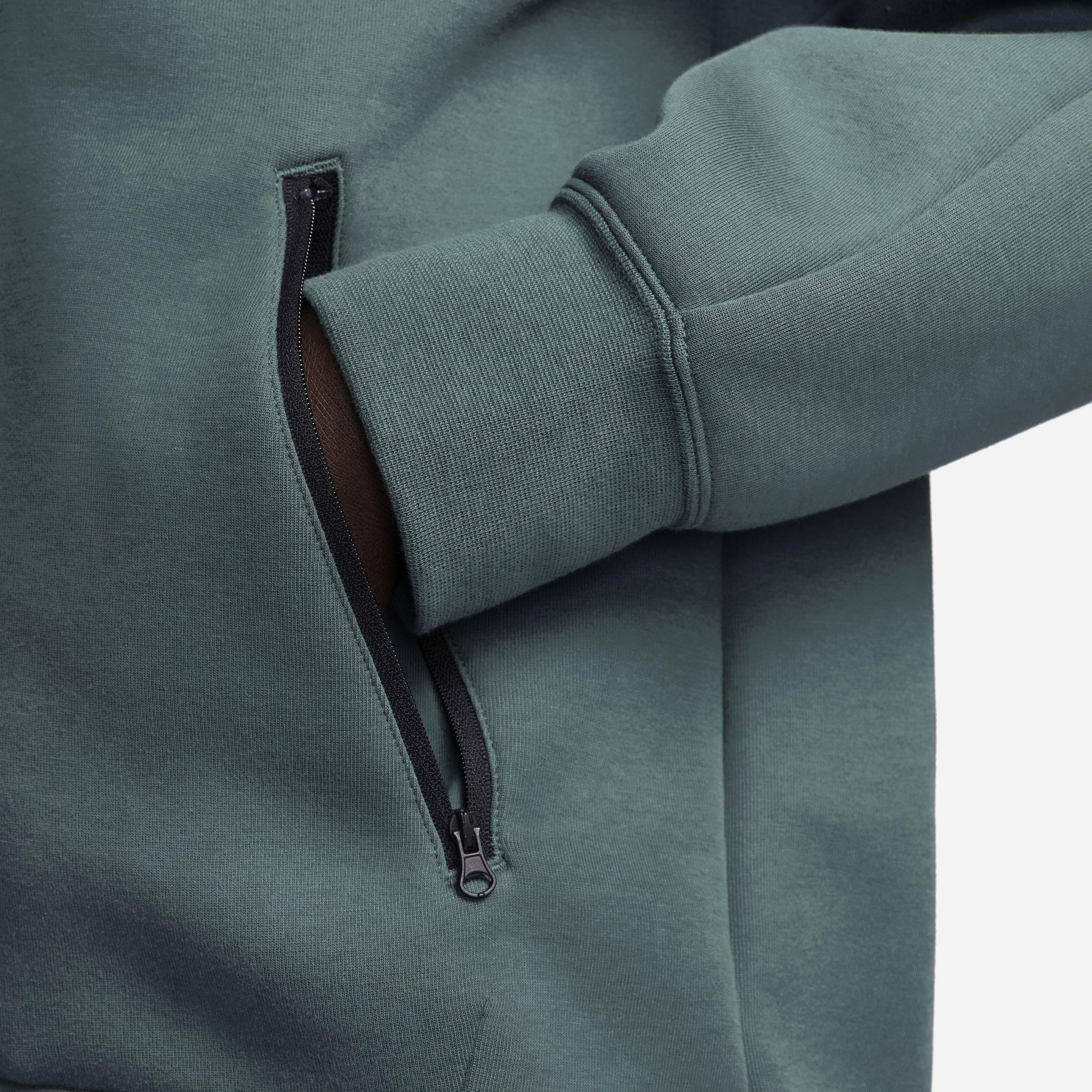 Nike Women's Sportswear Tech Fleece Oversized Full-Zip Hoodie Cape - DK GREEN Thumbnail View 7