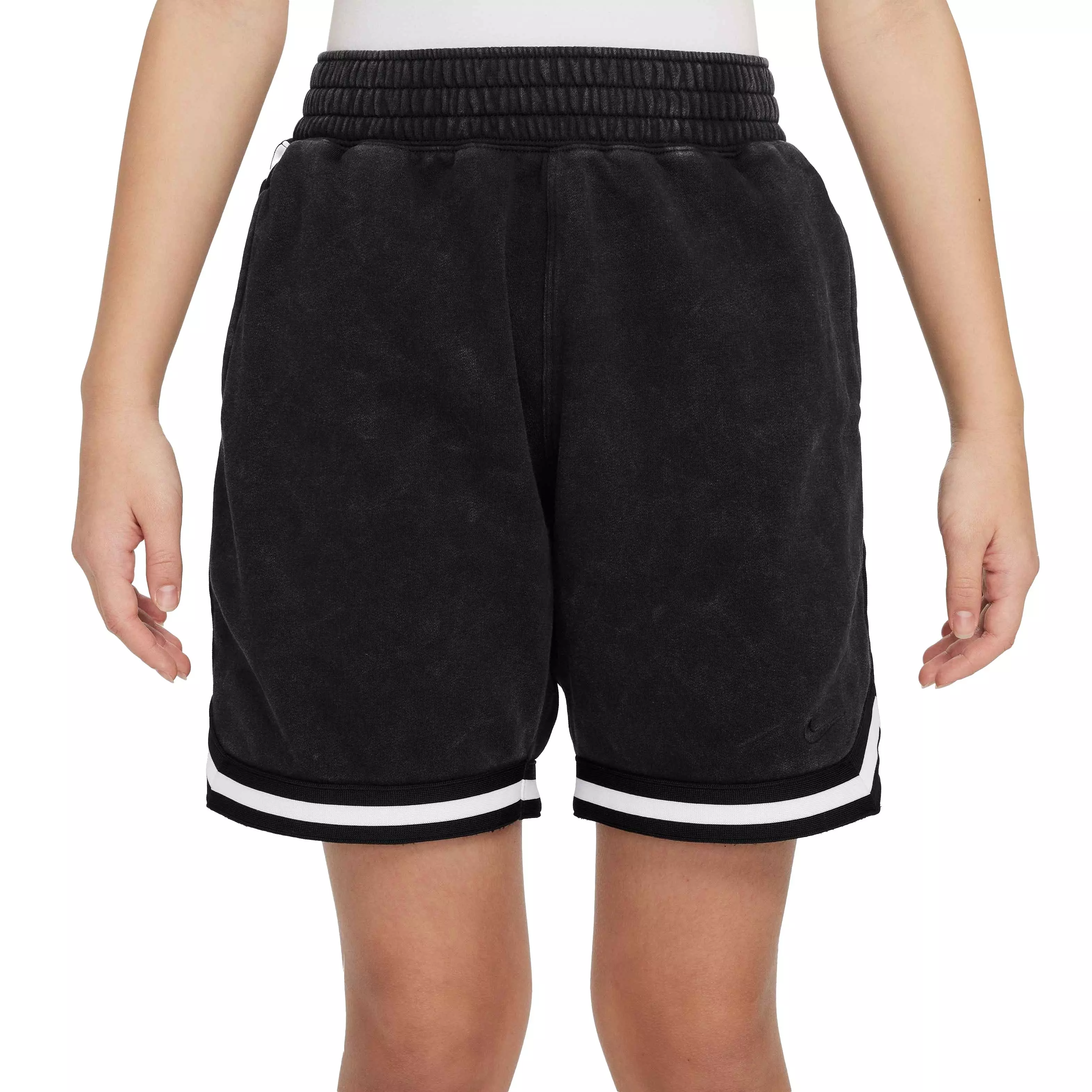 Nike Big Kids' COB DNA Fleece Short Wash Basketball Shorts - BLACK