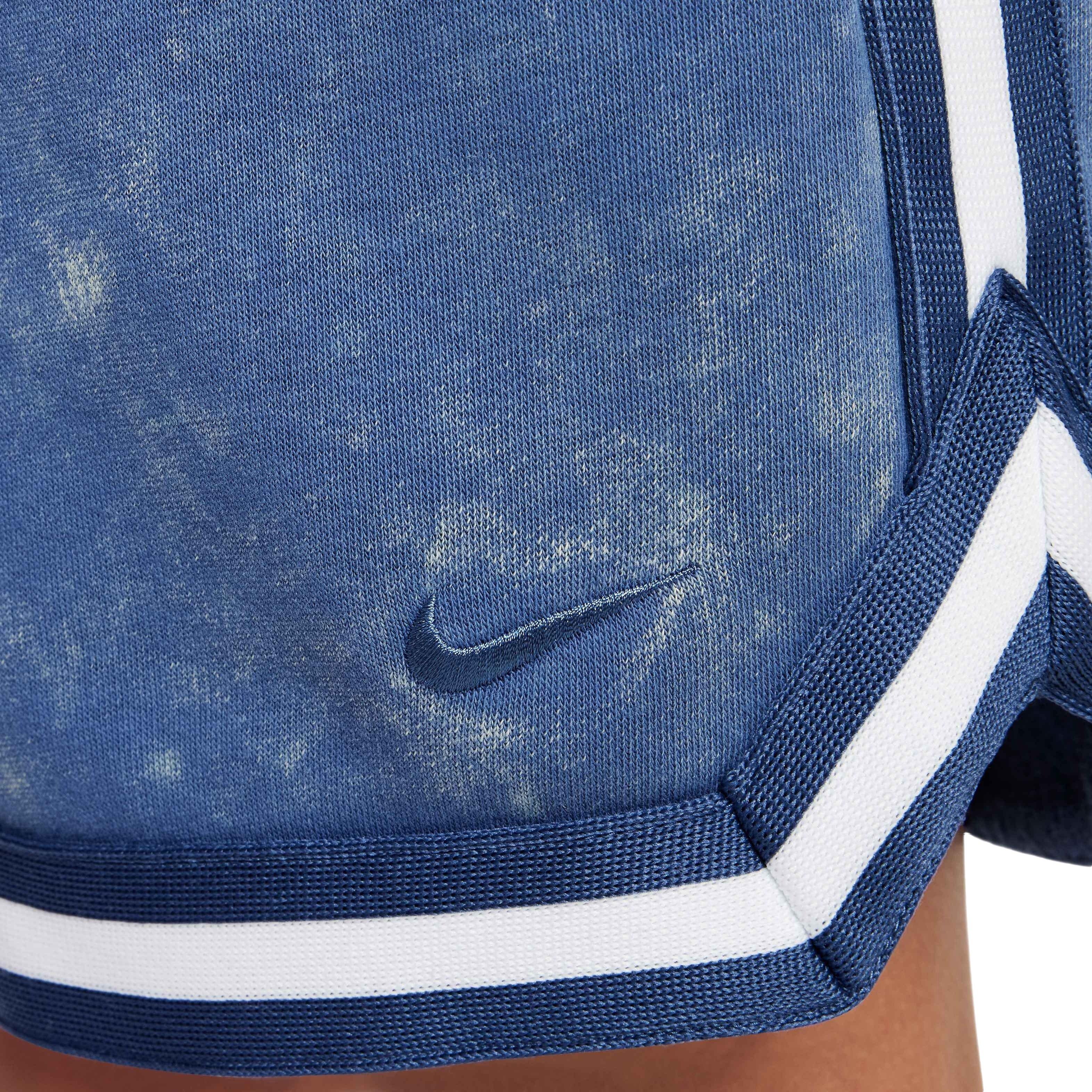 Nike Big Kids' COB DNA Fleece Short Wash Basketball Shorts - NAVY Thumbnail View 8