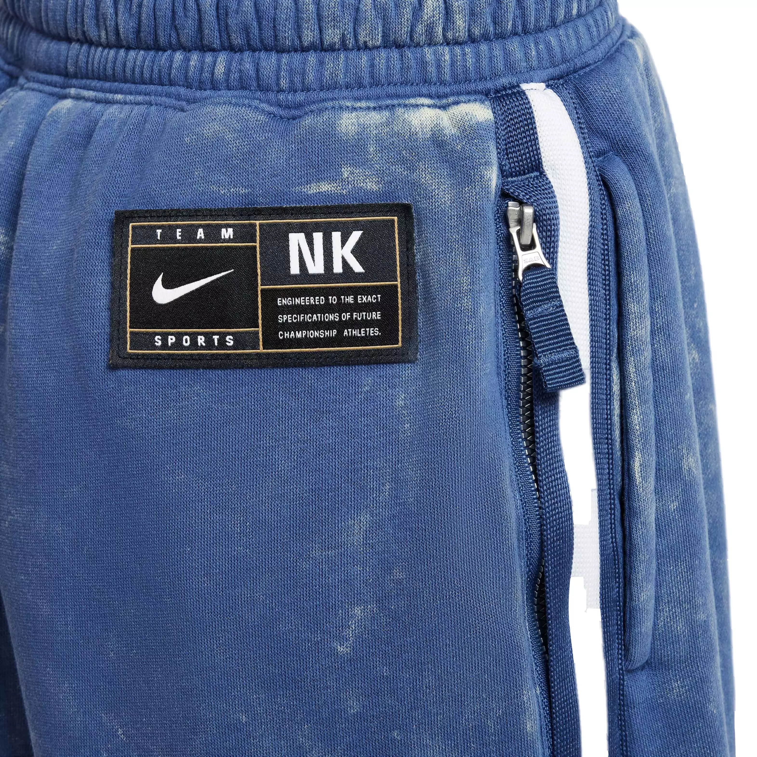 Nike Big Kids' COB DNA Fleece Short Wash Basketball Shorts - NAVY