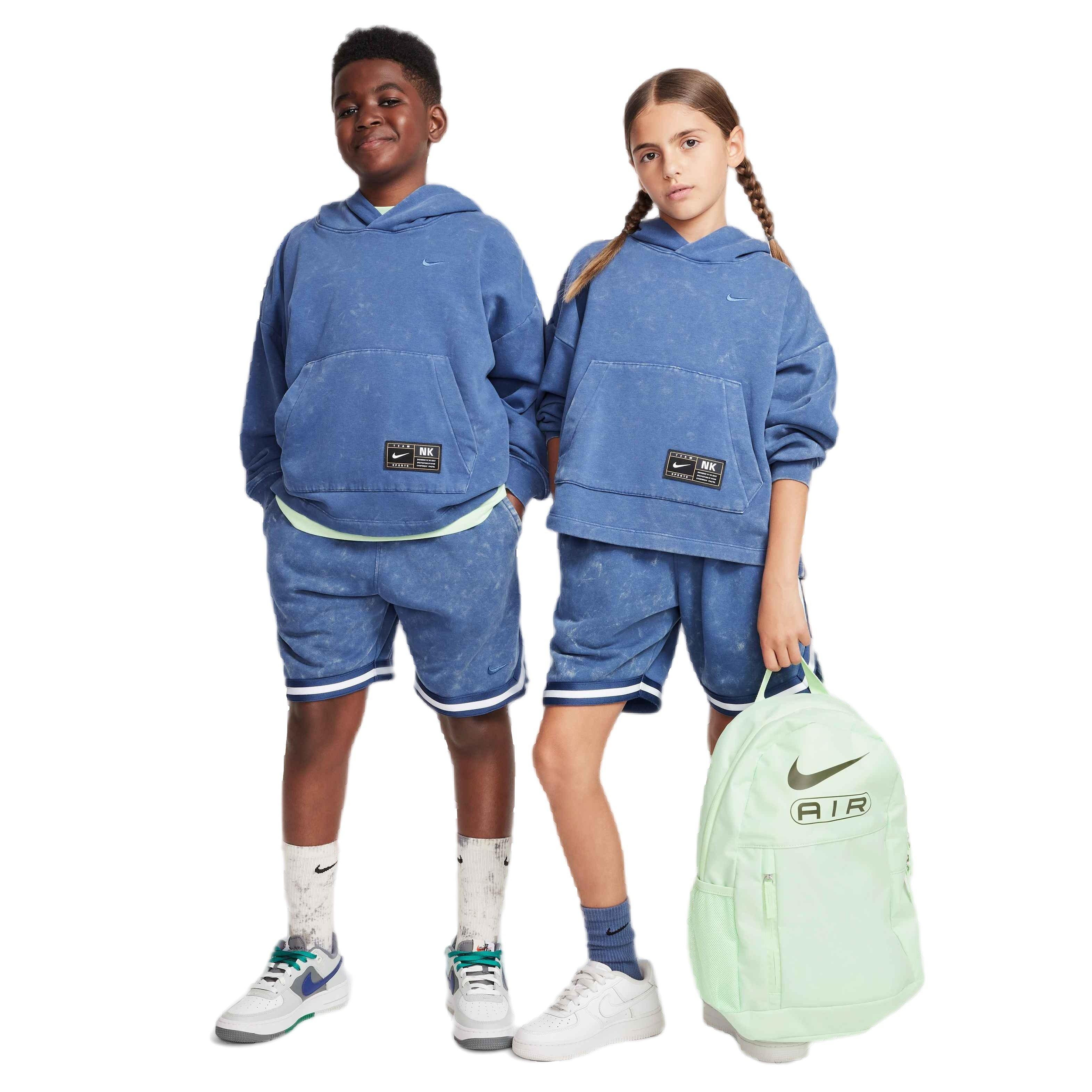 Nike Big Kids' COB DNA Fleece Short Wash Basketball Shorts - NAVY Thumbnail View 10